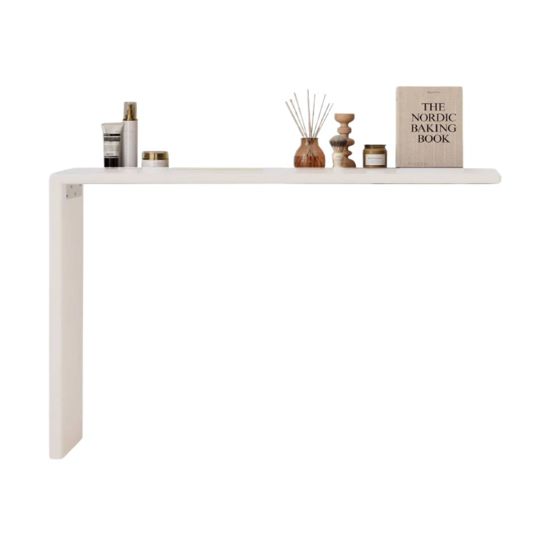 Poplar, Oak Solid Wood Telescopic Dressing Table Three Drawers.