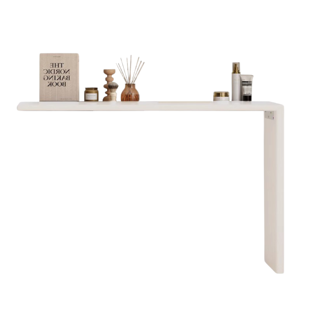 Poplar, Oak Solid Wood Telescopic Dressing Table Three Drawers.