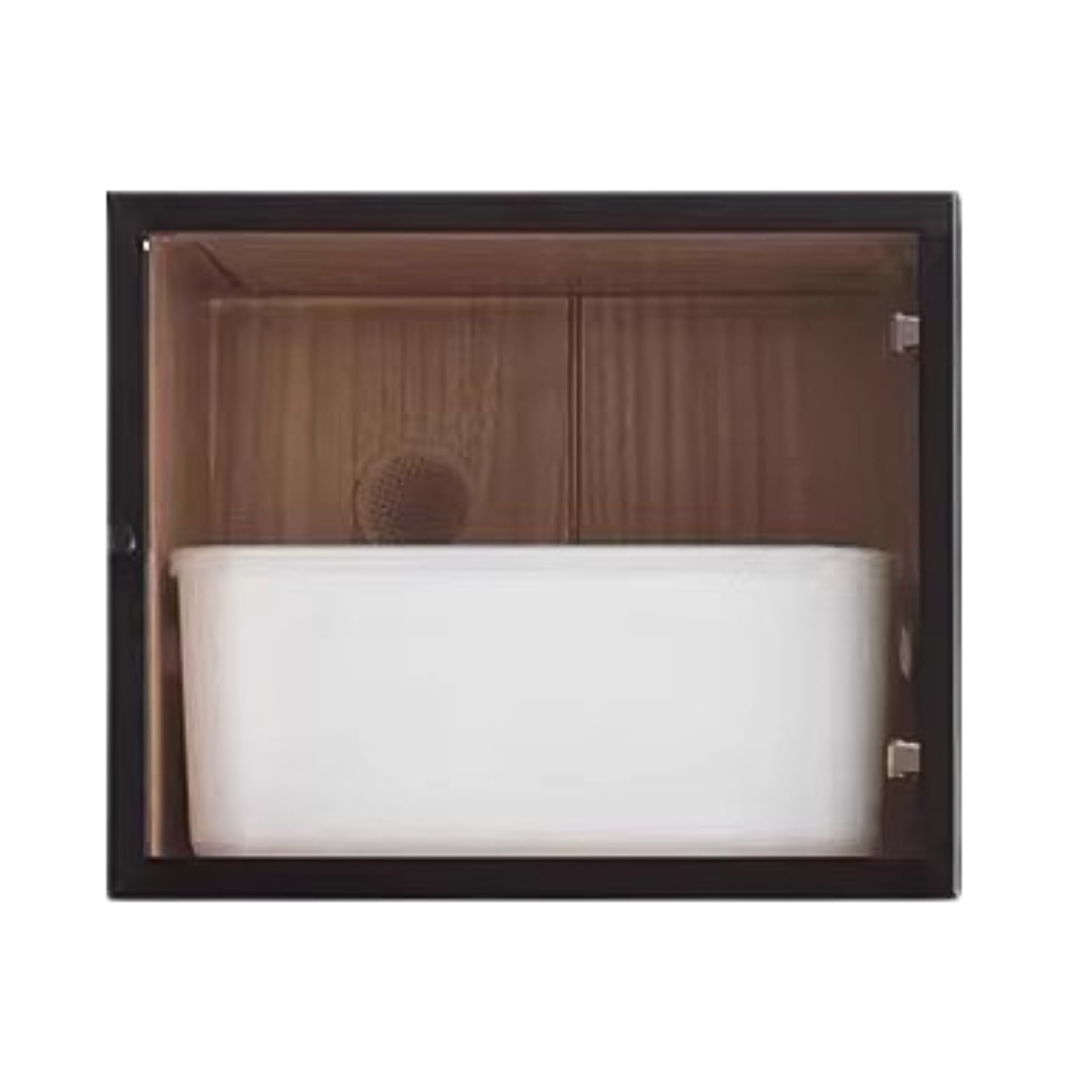 Oak, Cherry, Black Walnut Solid Wood Top Cabinet Combination Bookcase