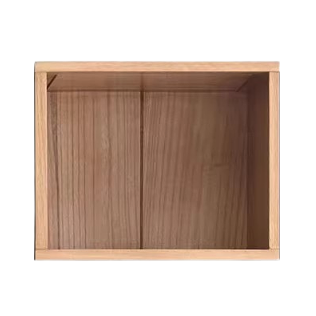 Oak, Cherry, Black Walnut Solid Wood Top Cabinet Combination Bookcase