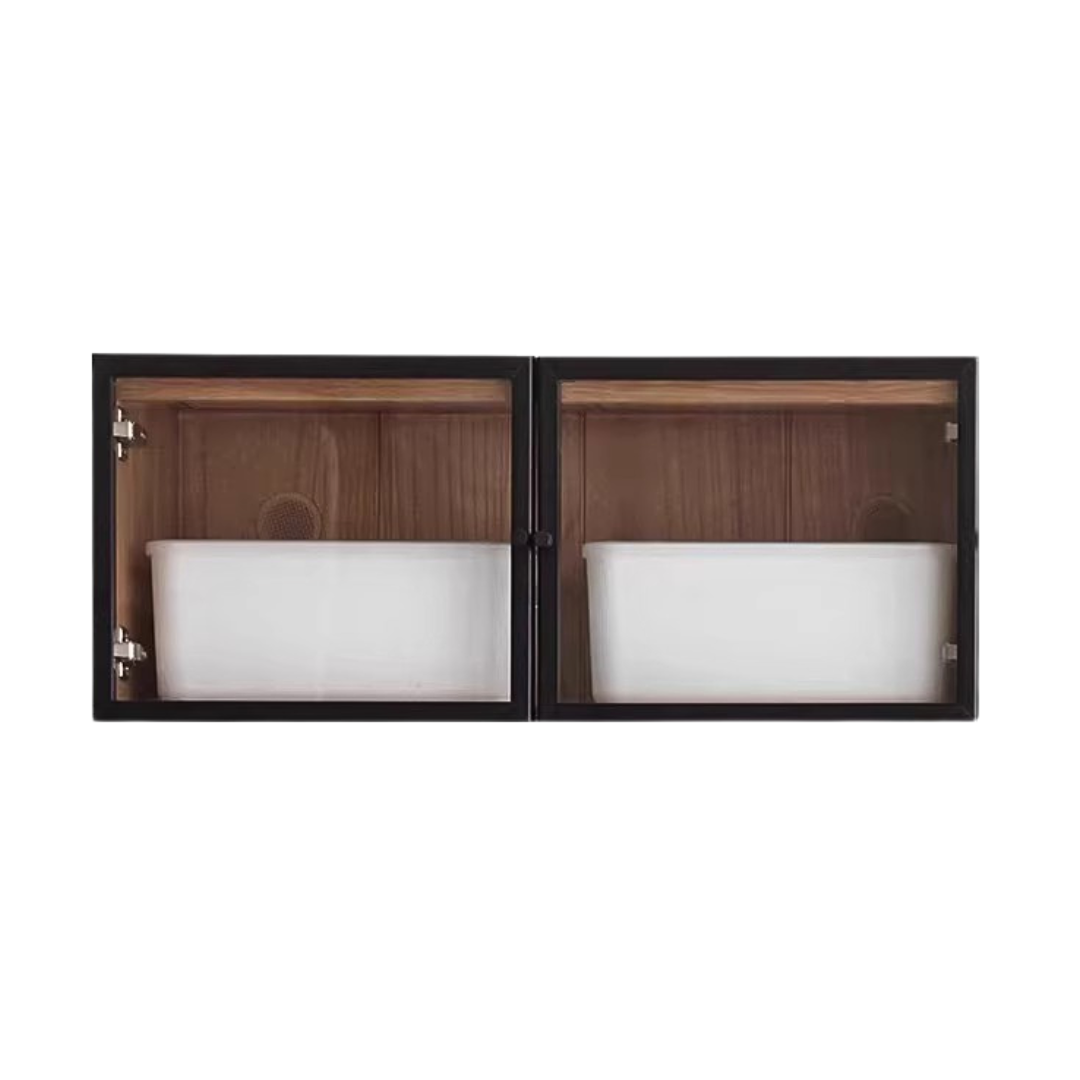 Oak, Cherry, Black Walnut Solid Wood Top Cabinet Combination Bookcase