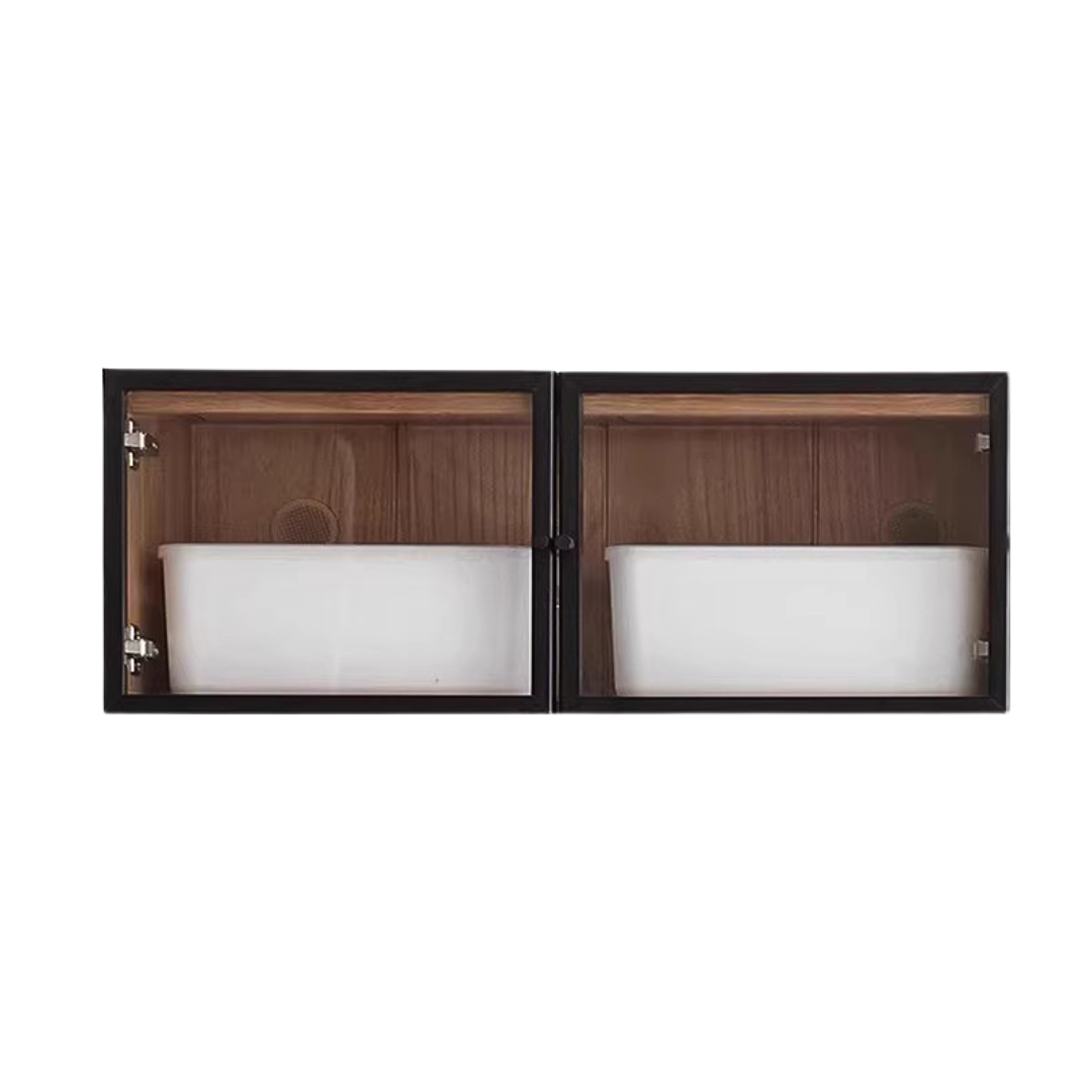 Oak, Cherry, Black Walnut Solid Wood Top Cabinet Combination Bookcase
