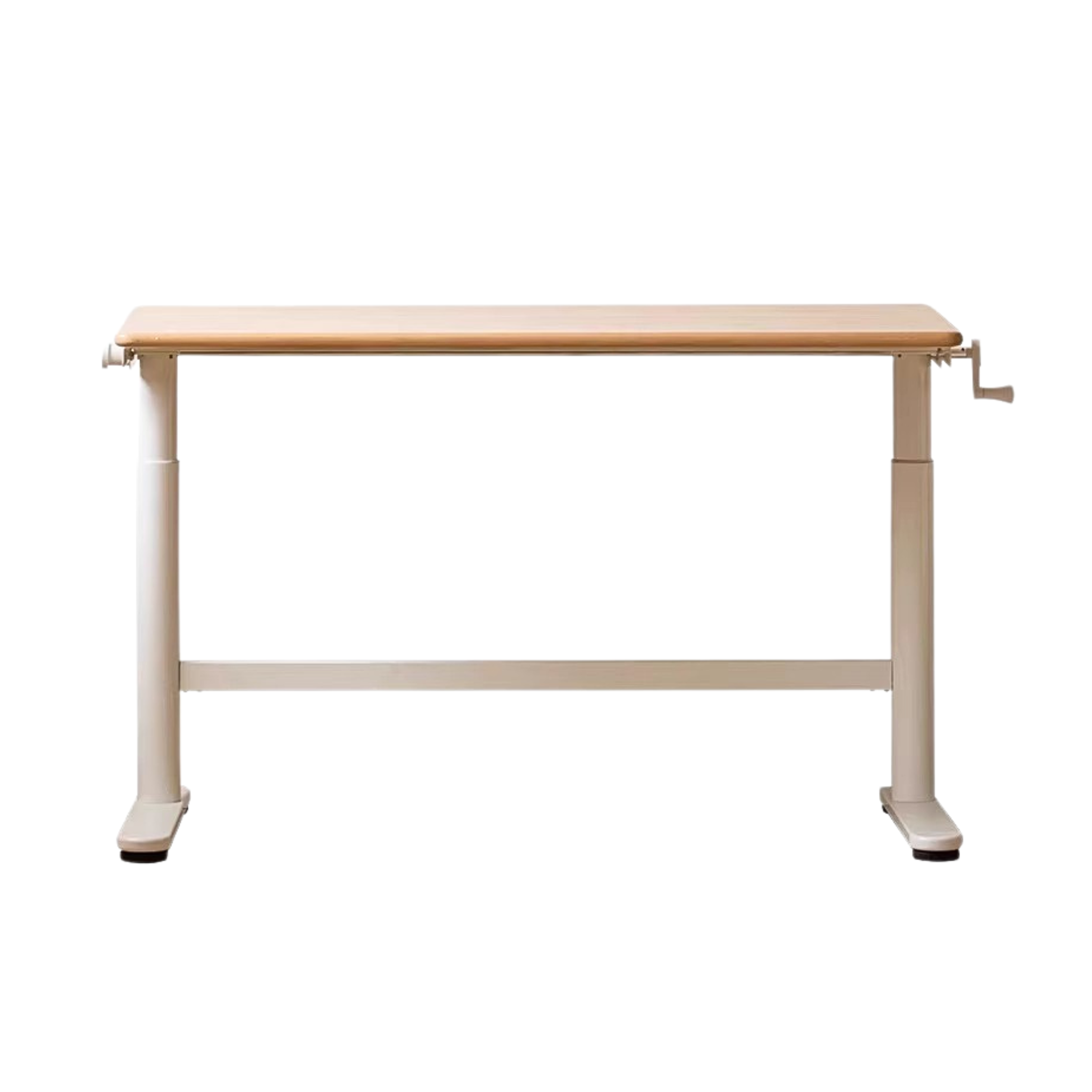 Beech Solid Wood Hand-Cranked Kids Lifting Table Board Shelf DIY