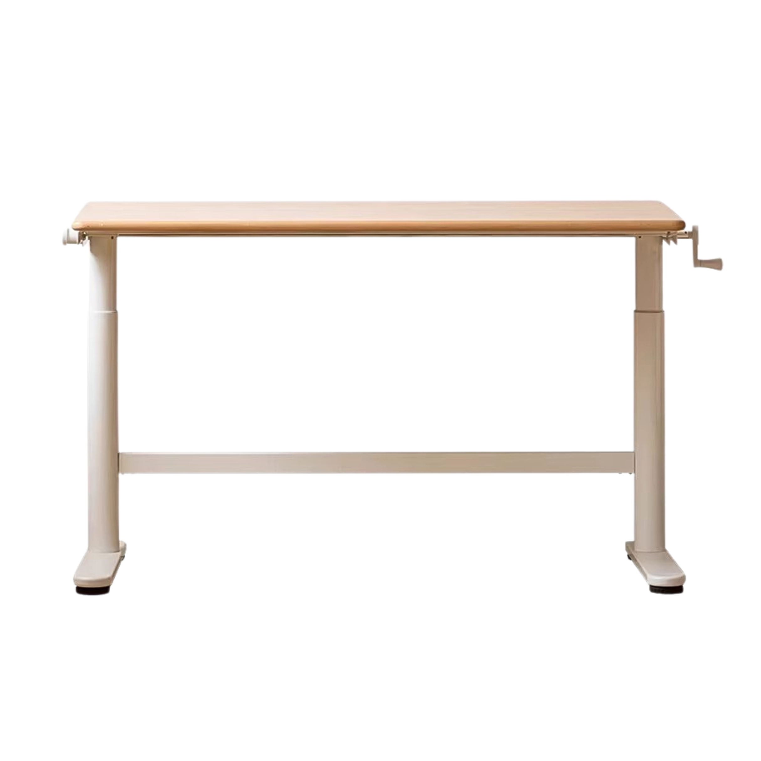 Beech Solid Wood Hand-Cranked Kids Lifting Table Board Shelf DIY