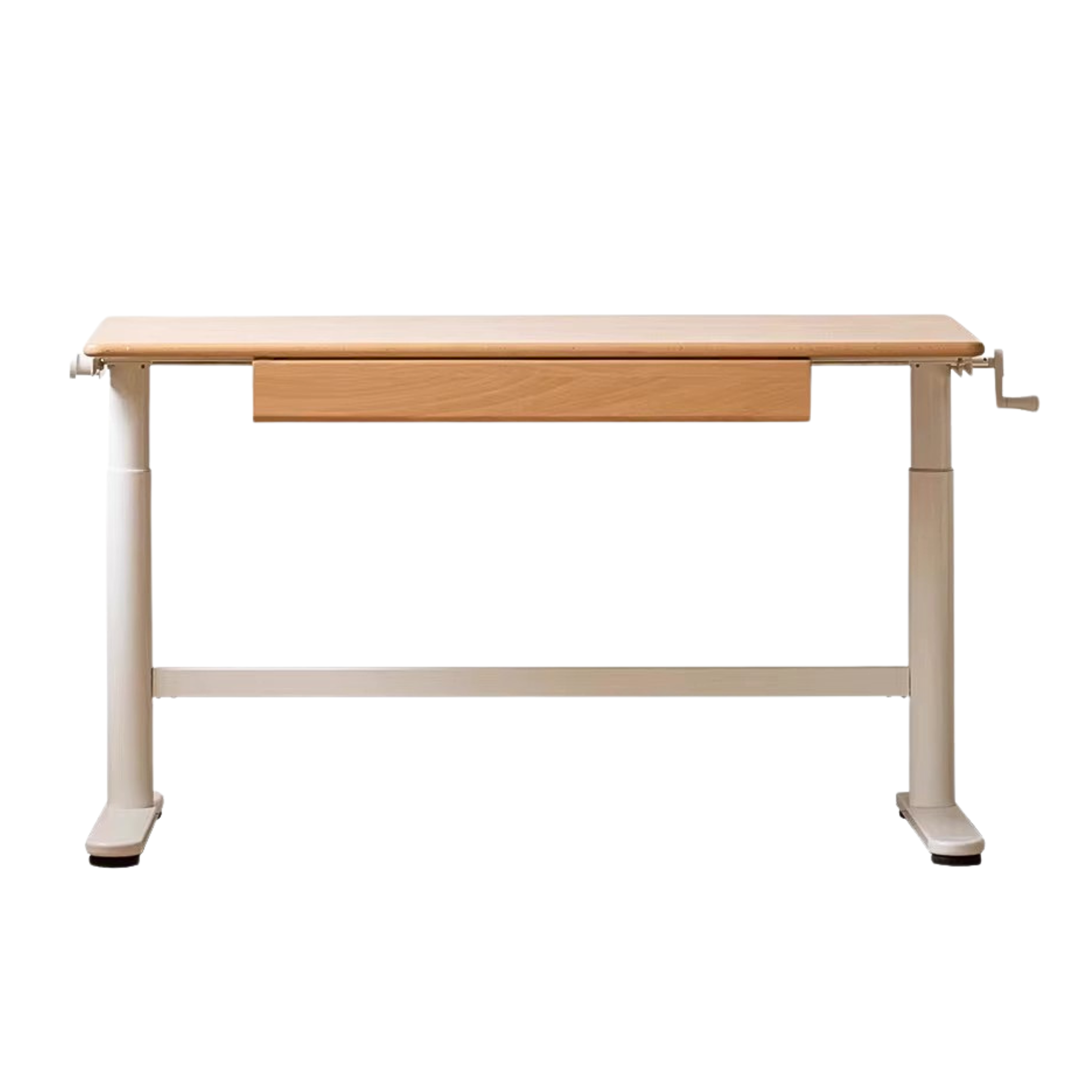 Beech Solid Wood Hand-Cranked Lifting Table Board Shelf DIY
