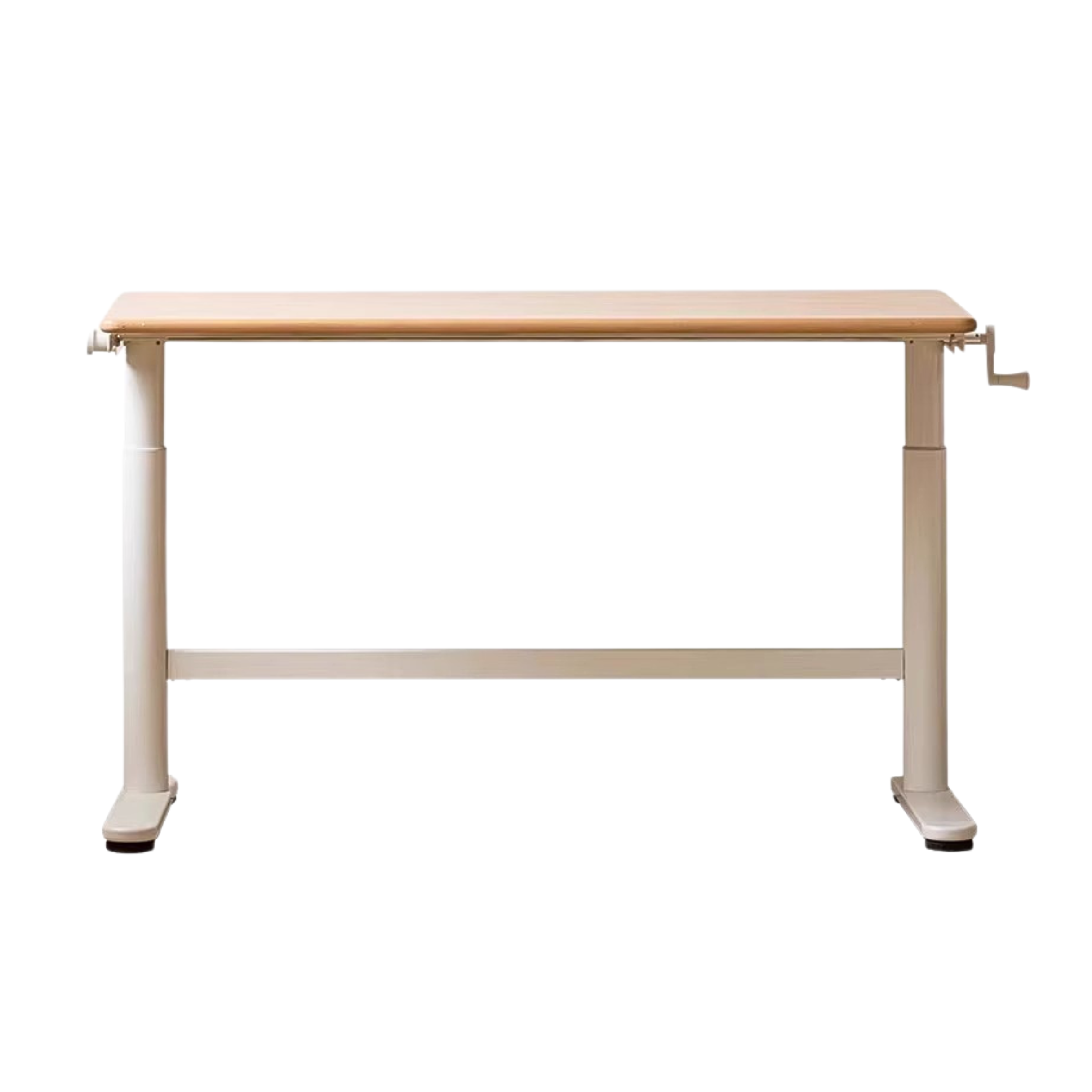 Beech Solid Wood Hand-Cranked Kids Lifting Table Board Shelf DIY