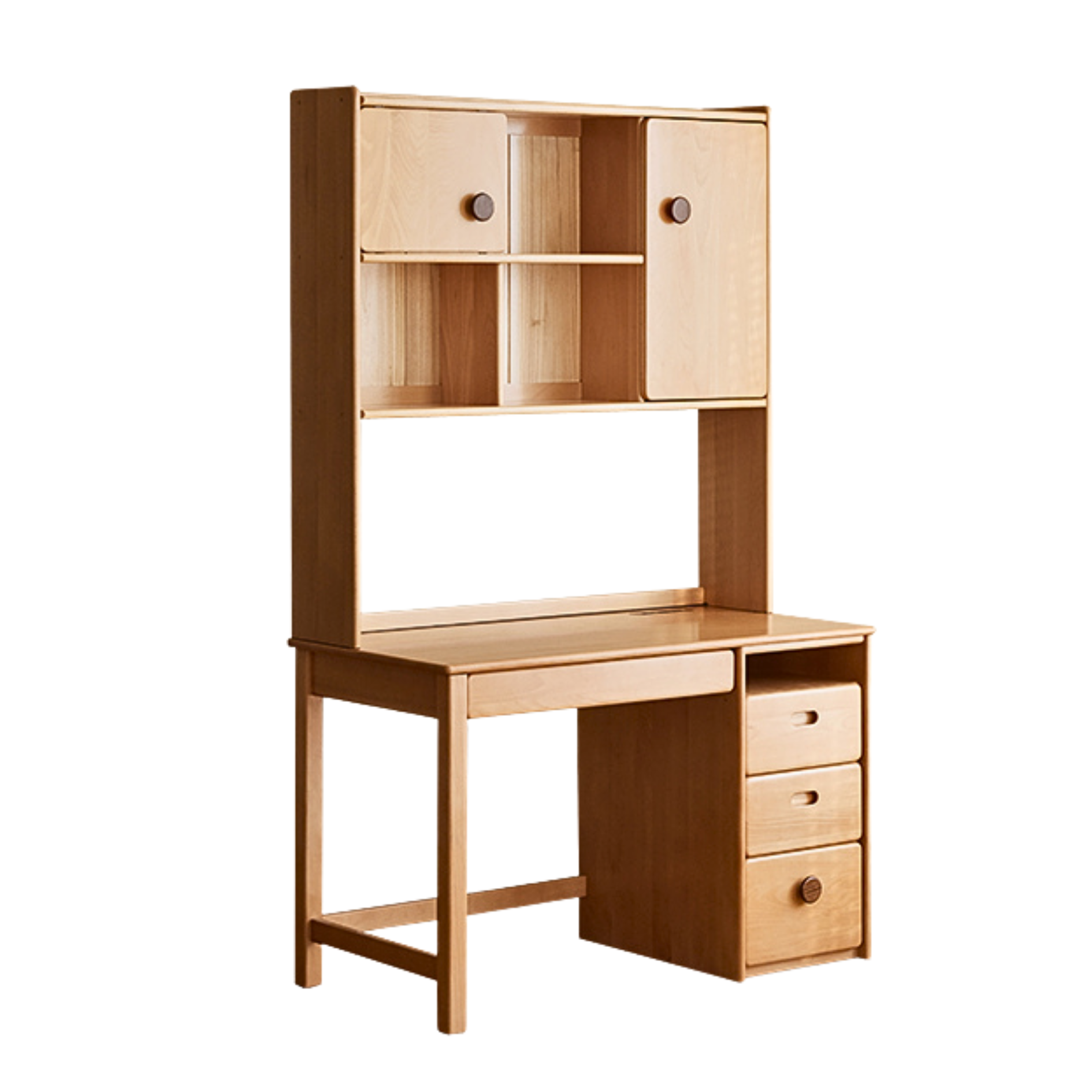 Beech Solid Wood Combination Simple Kids Desk