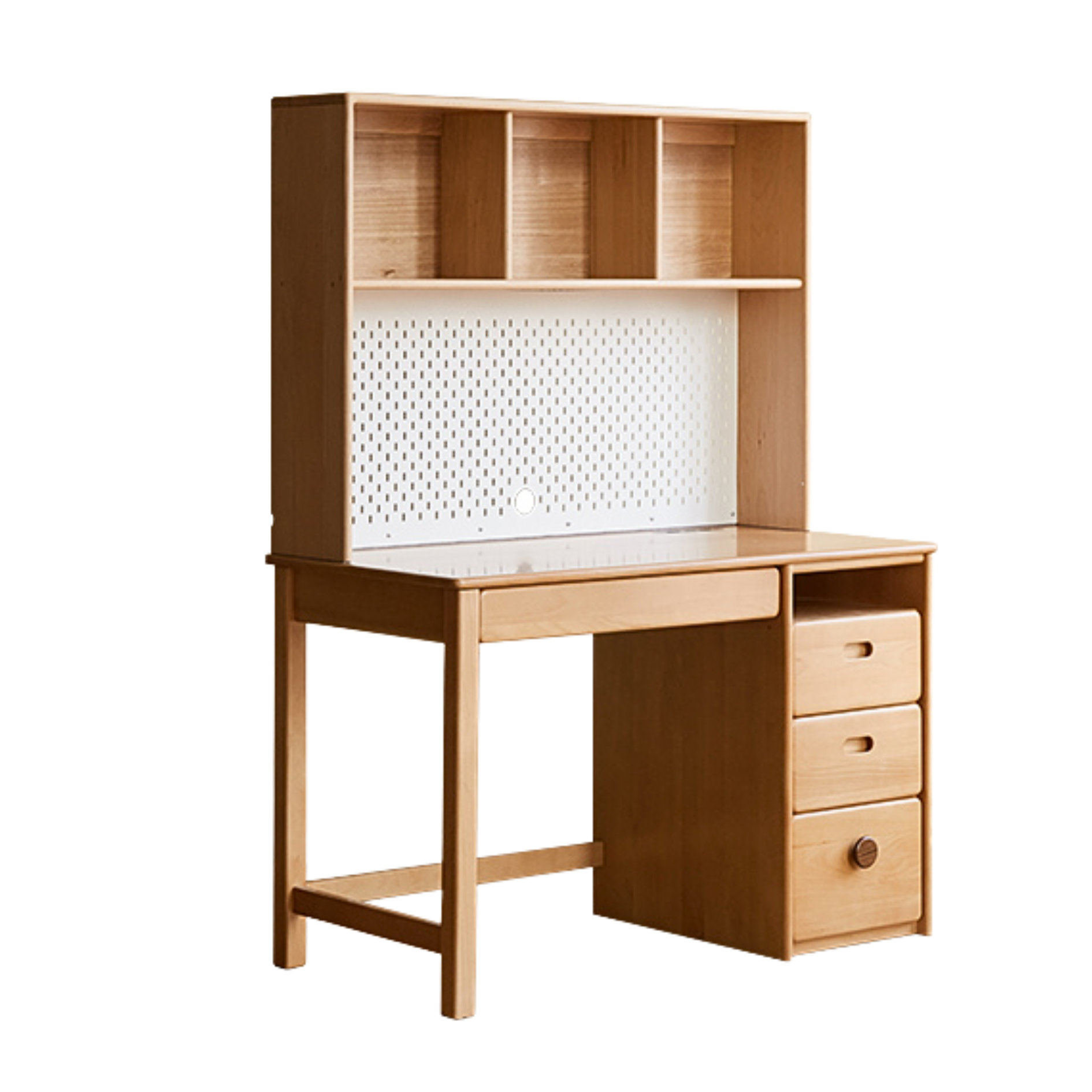 Beech Solid Wood Combination Simple Kids Desk