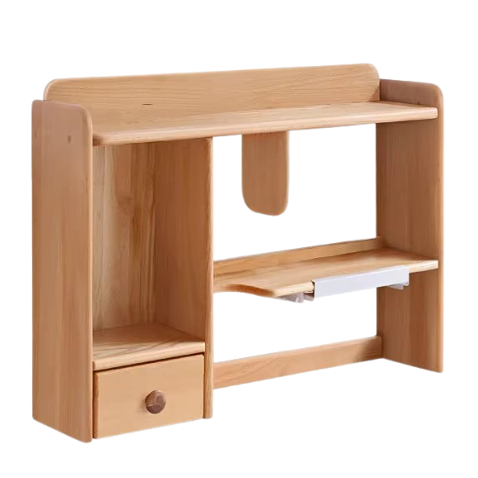 Oak, Beech Solid Wood Shelf Bookshelf
