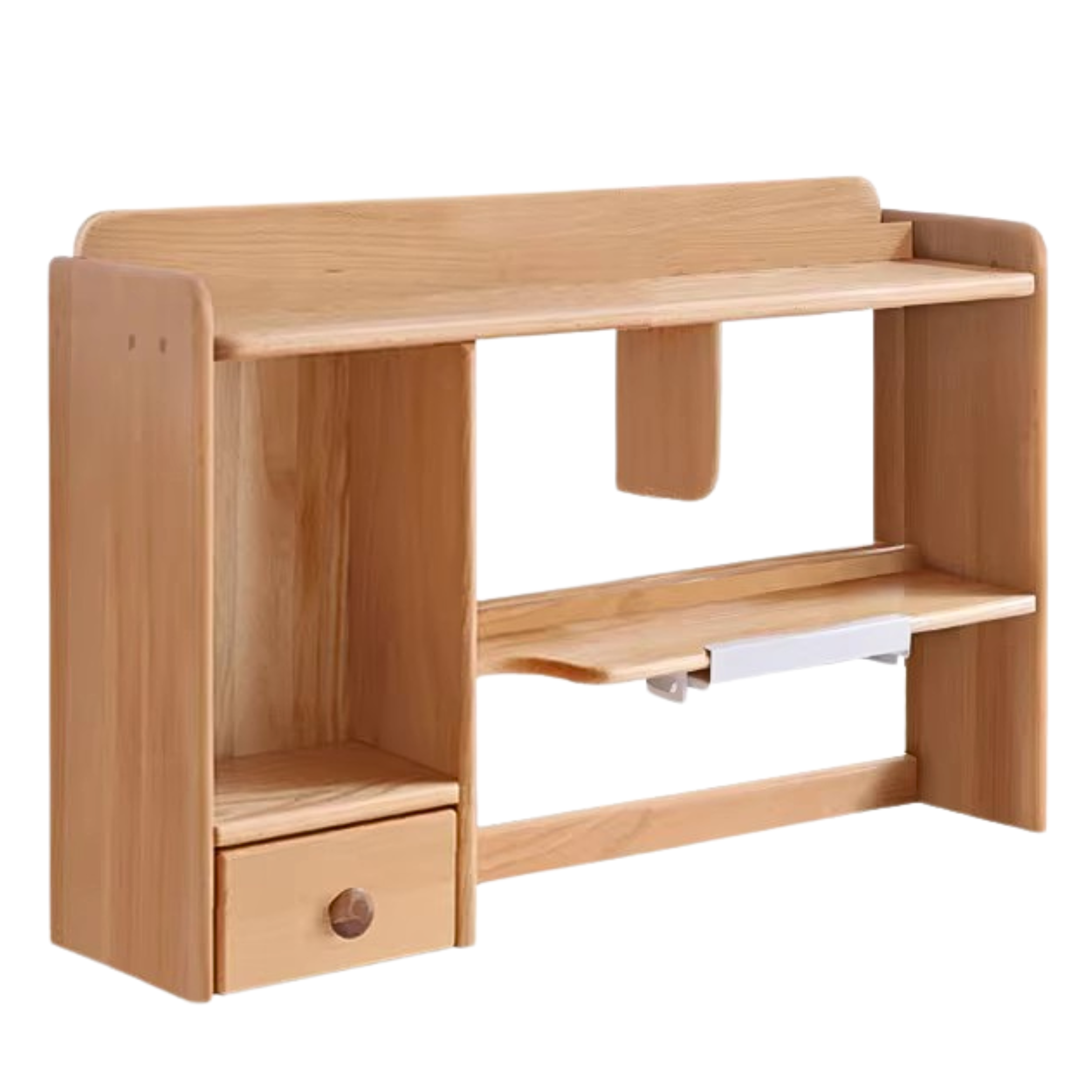 Oak, Beech Solid Wood Shelf Bookshelf