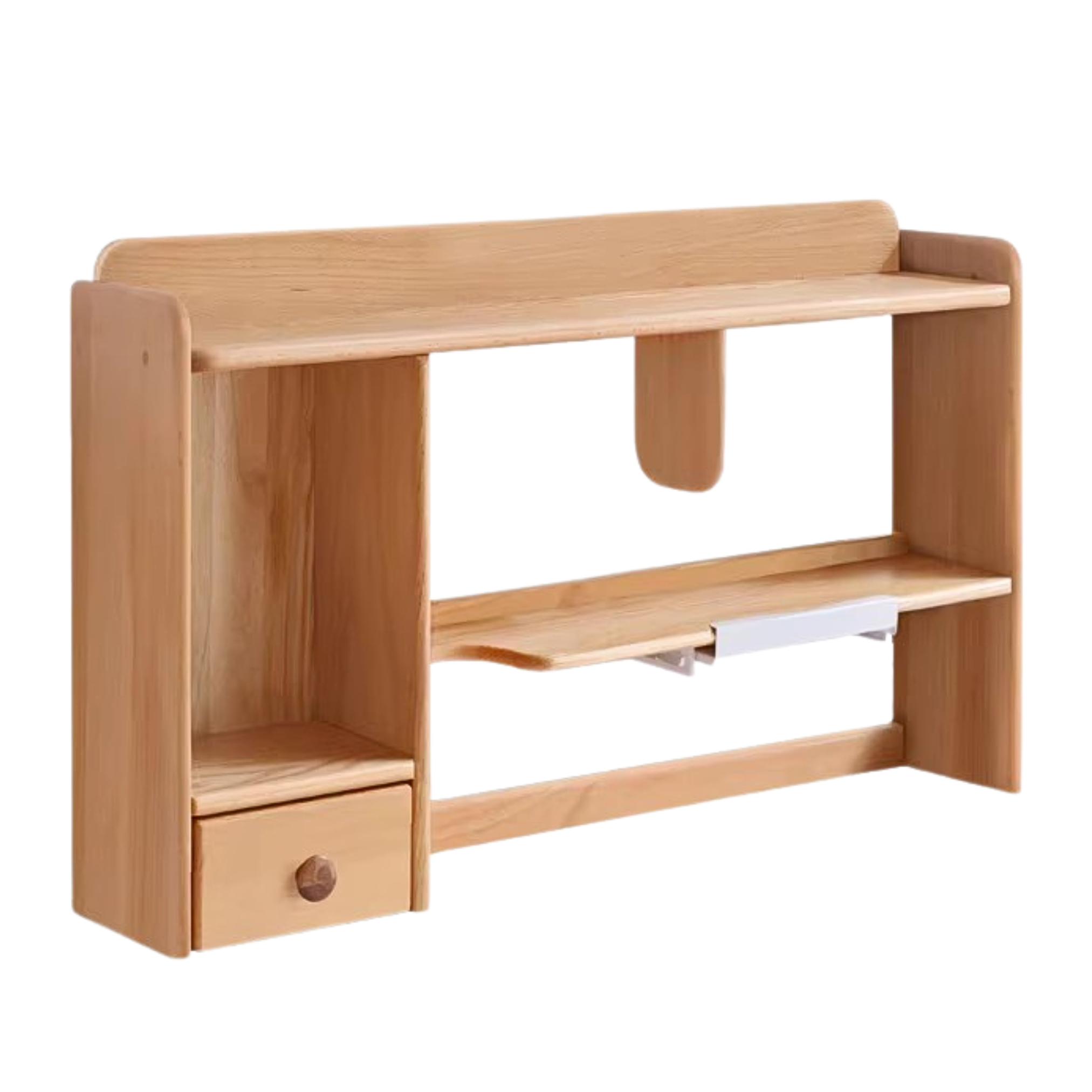 Oak, Beech Solid Wood Shelf Bookshelf