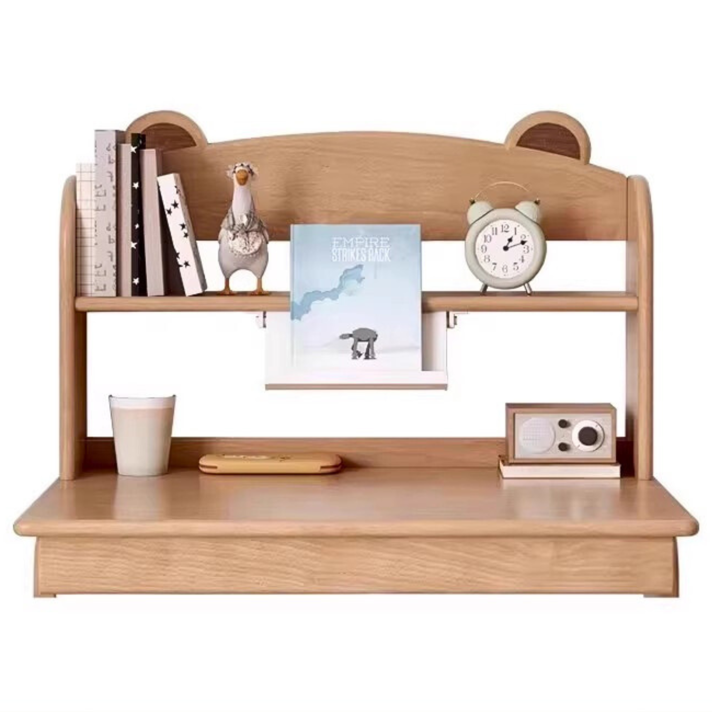 Oak, Beech Solid Wood Multi-layer Desktop Shelf