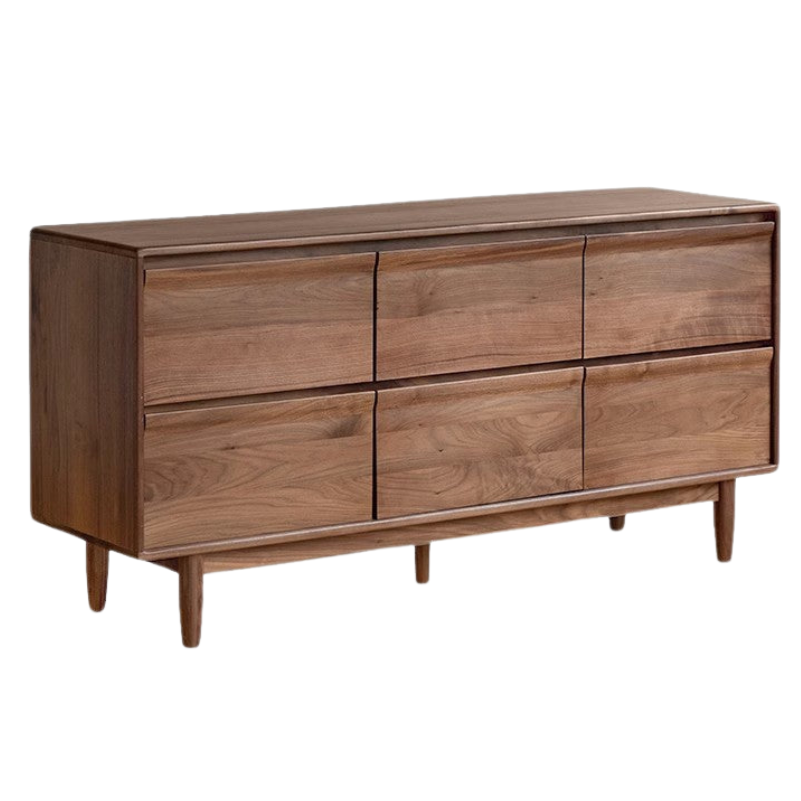 Black Walnut, Sandalwood Solid Wood Dresser