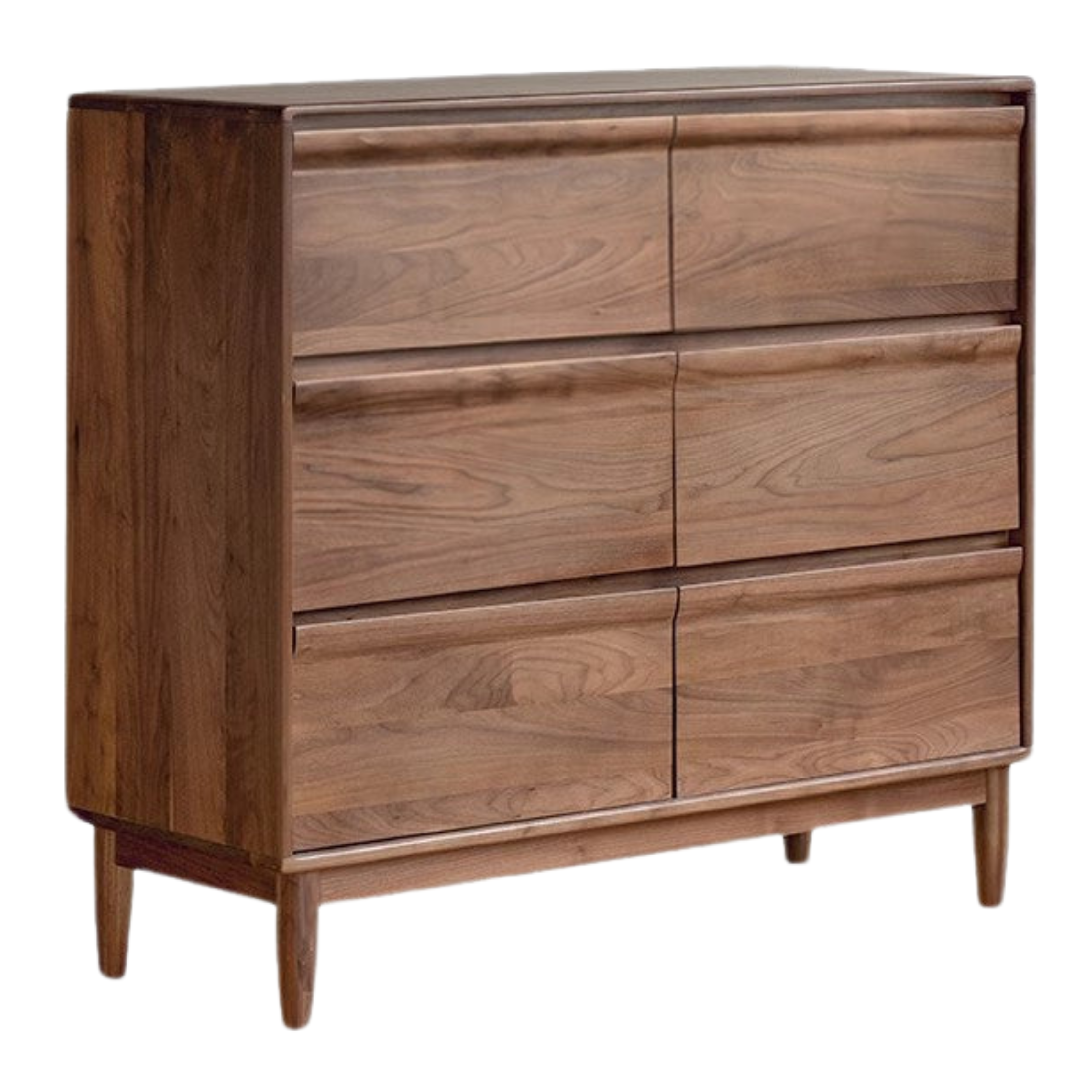 Black Walnut, Sandalwood Solid Wood Dresser