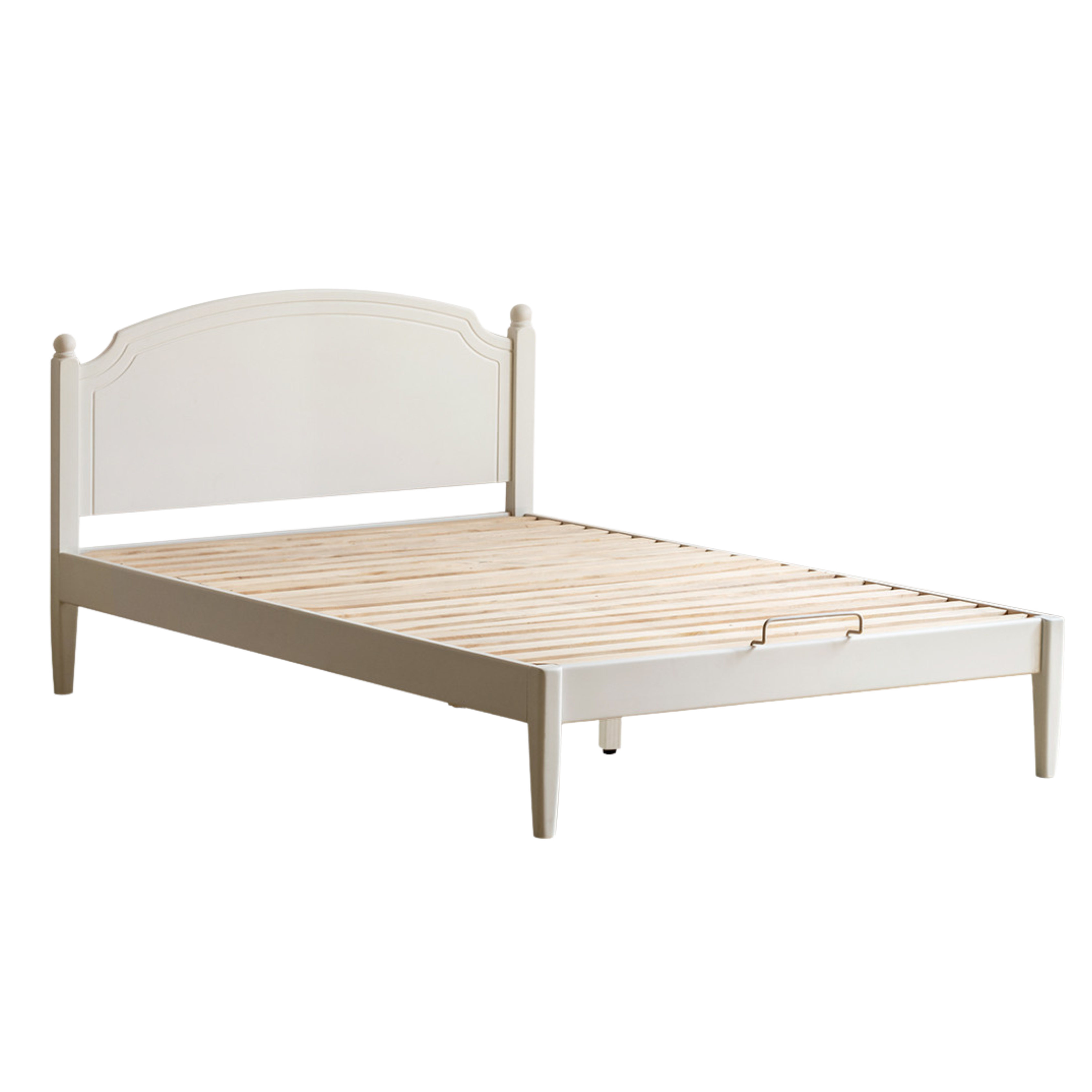 Rubber Wood Children's Bed American Cream Style.