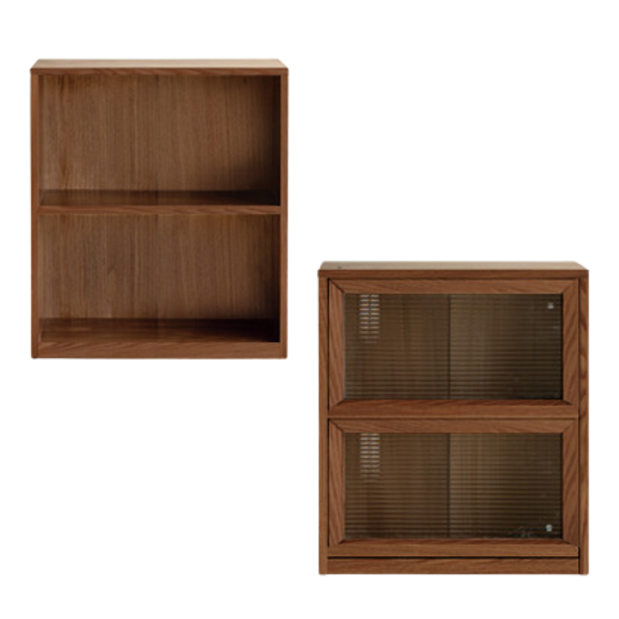 Black Walnut, Ash Solid Wood Floor Bookcase Rack
