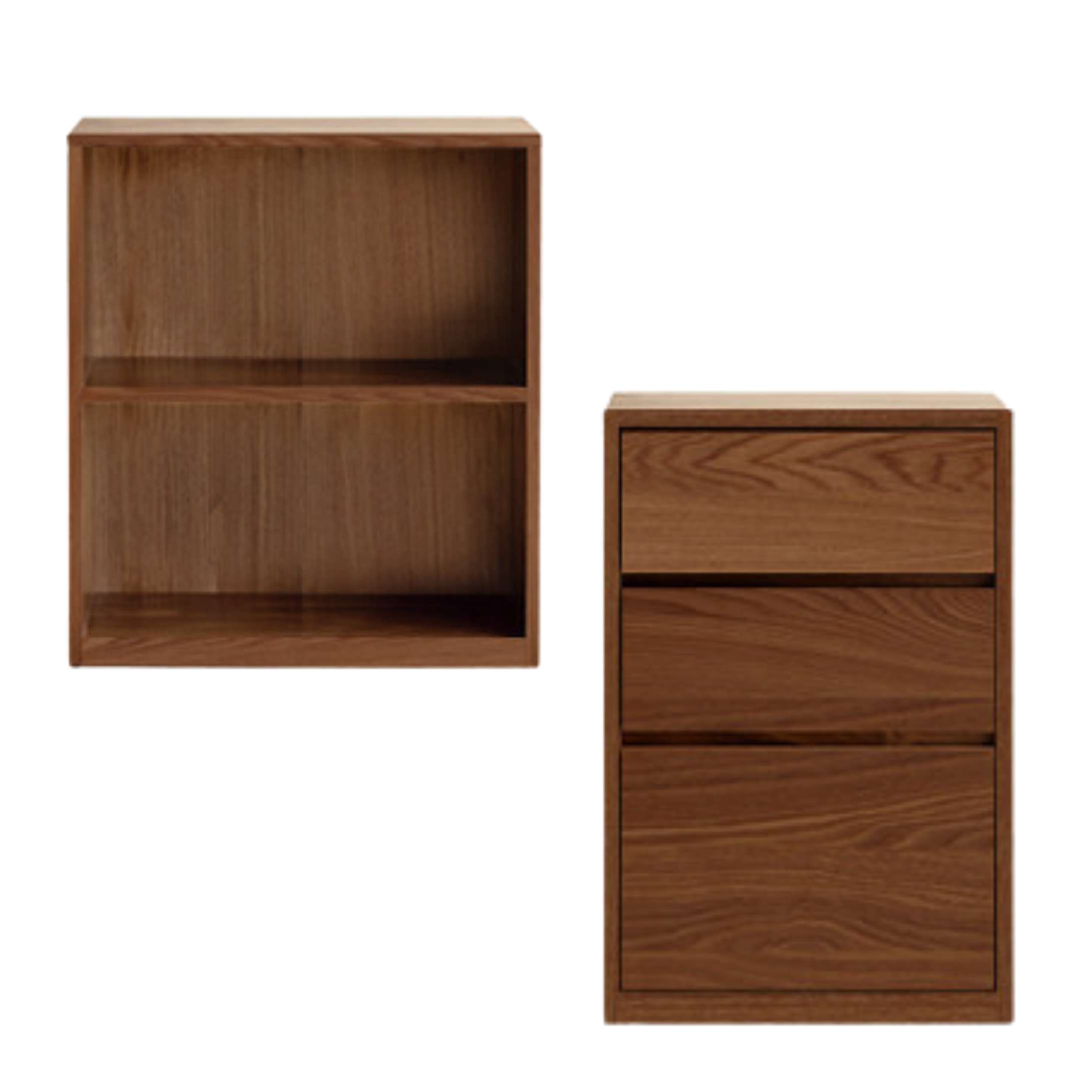 Black Walnut, Ash Solid Wood Floor Bookcase Rack