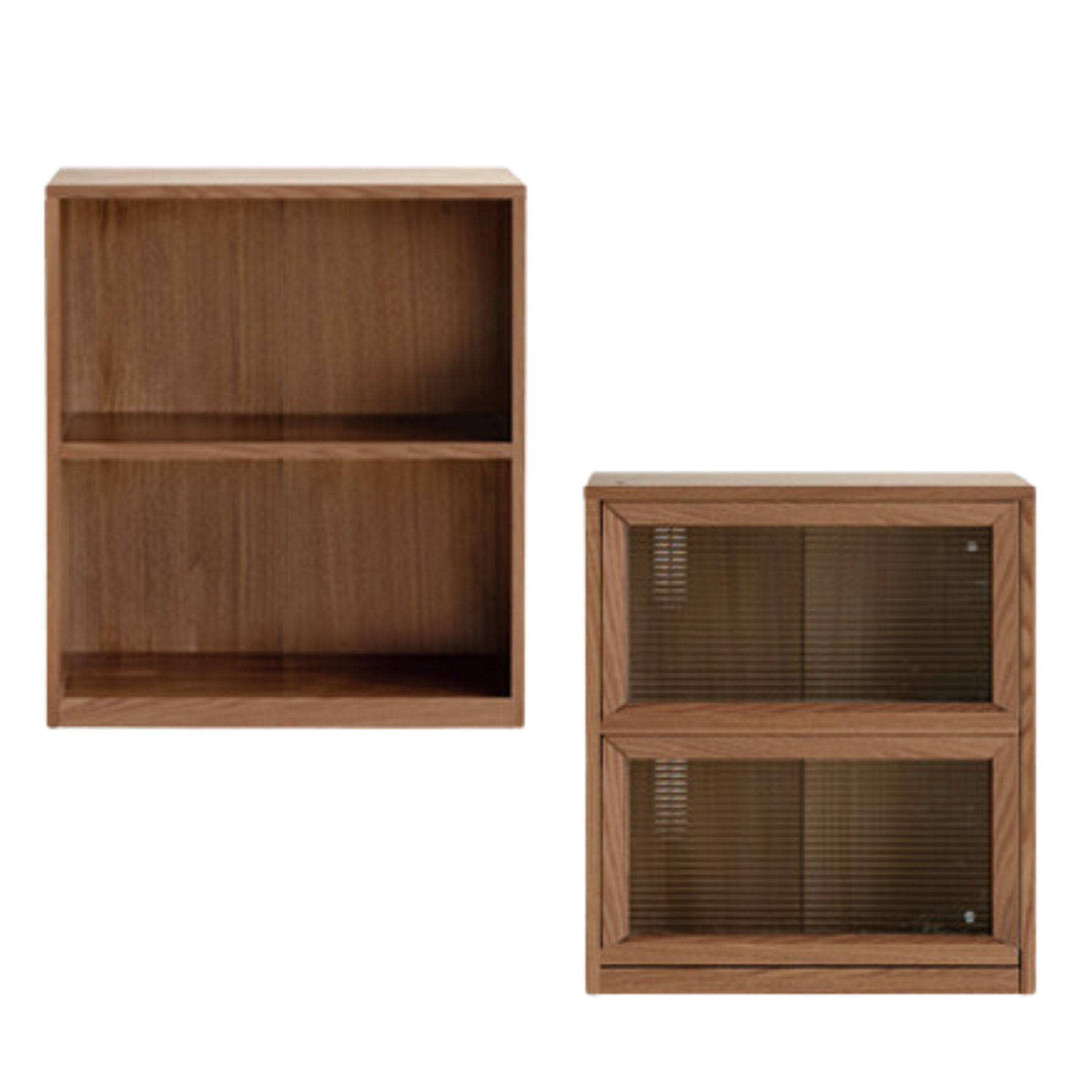 Black Walnut, Ash Solid Wood Floor Bookcase Rack