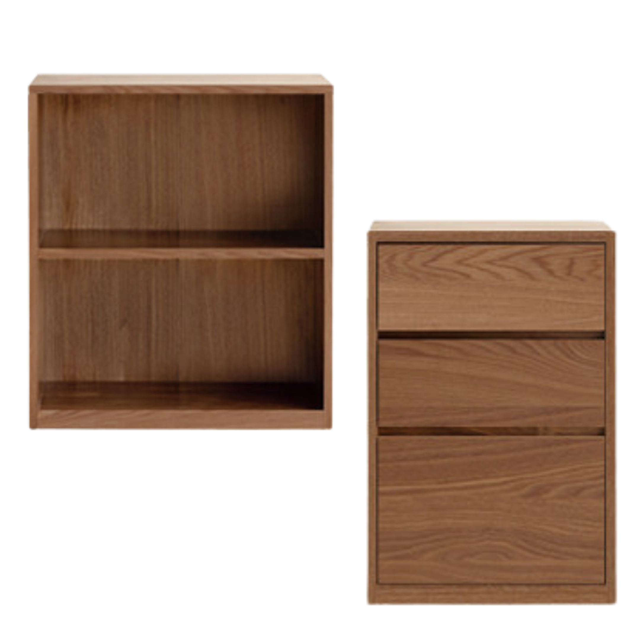 Black Walnut, Ash Solid Wood Floor Bookcase Rack