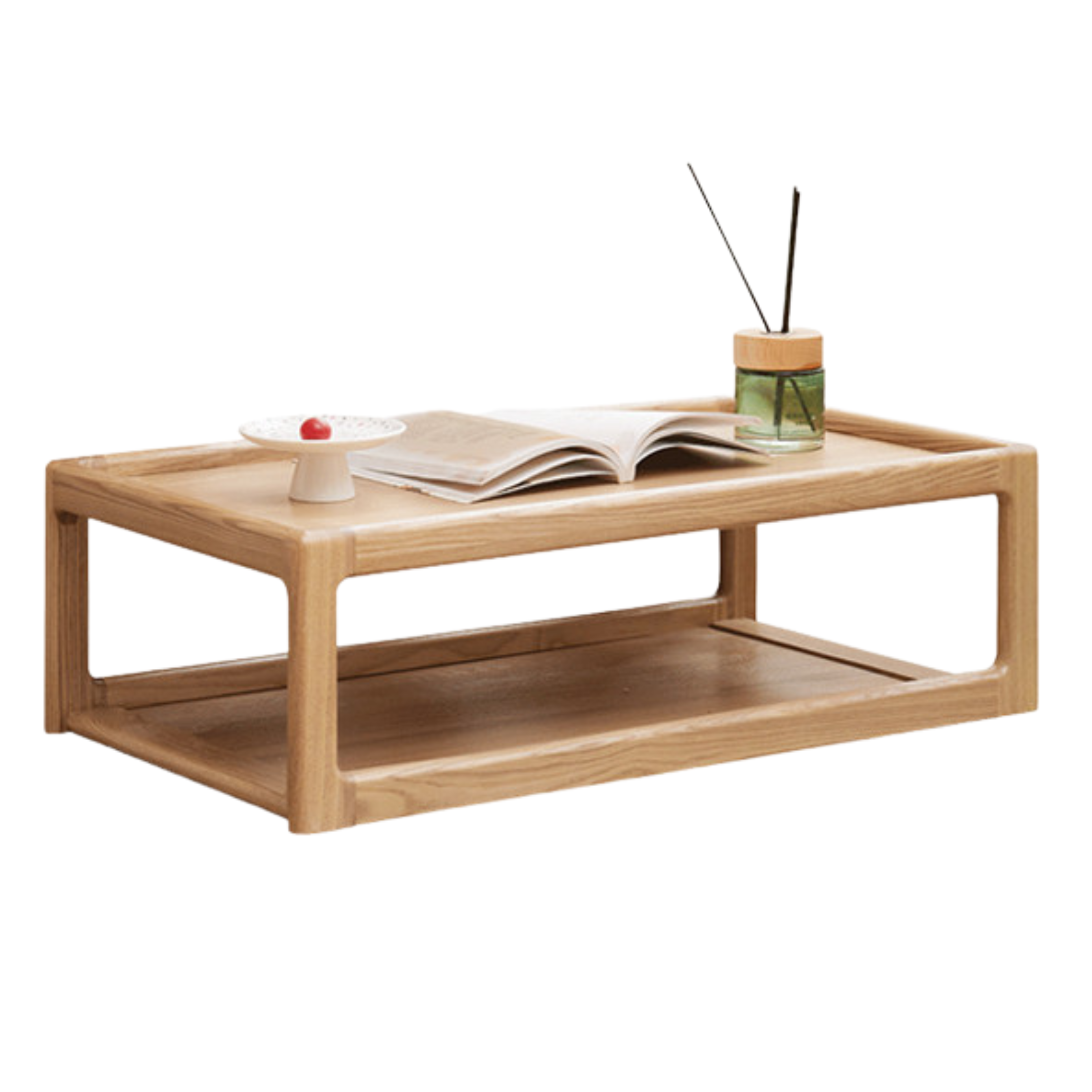 Ash, Oak Solid Wood Low Table
