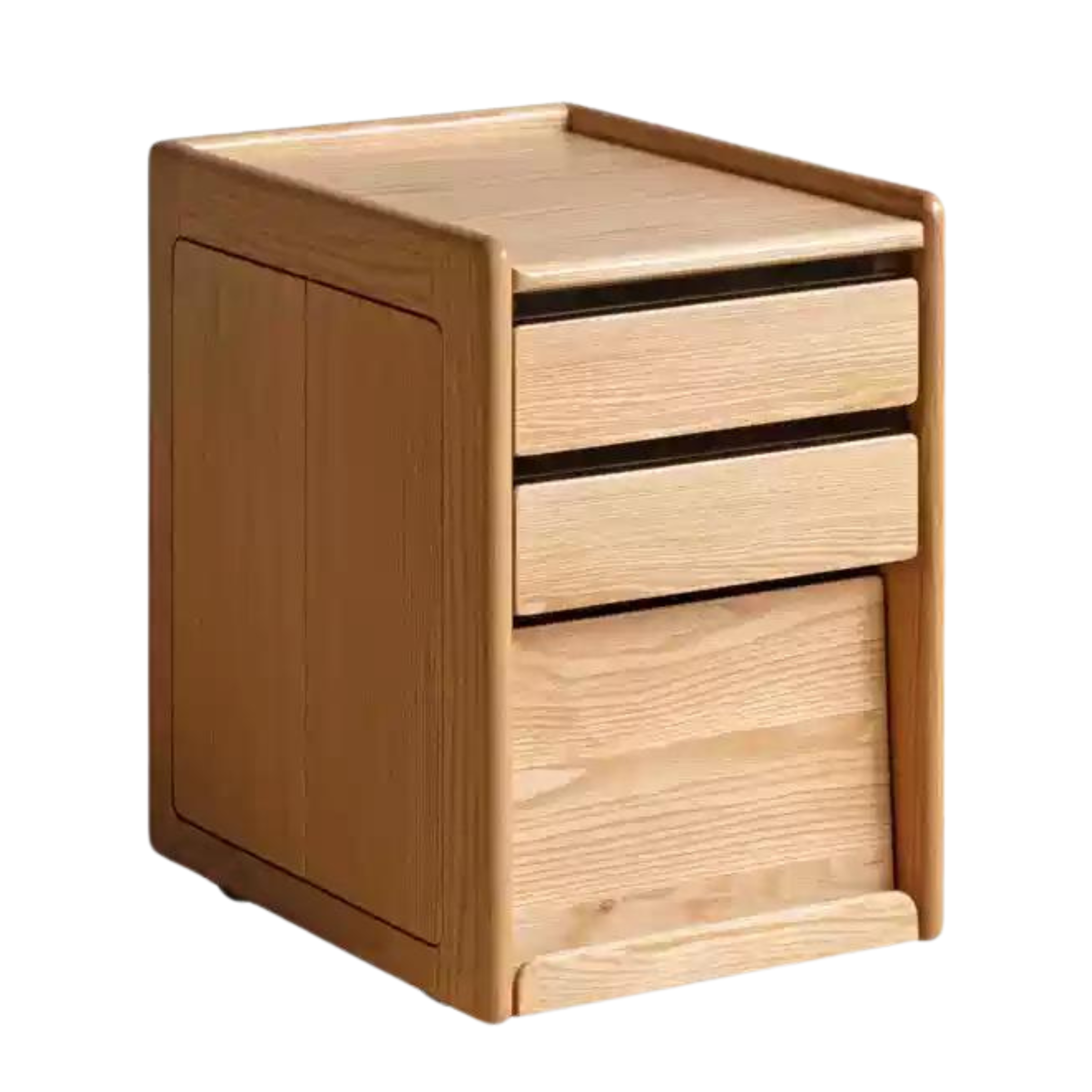 Oak, Cherry Wood, Black Walnut Solid Wood Multifunctional Bookcase