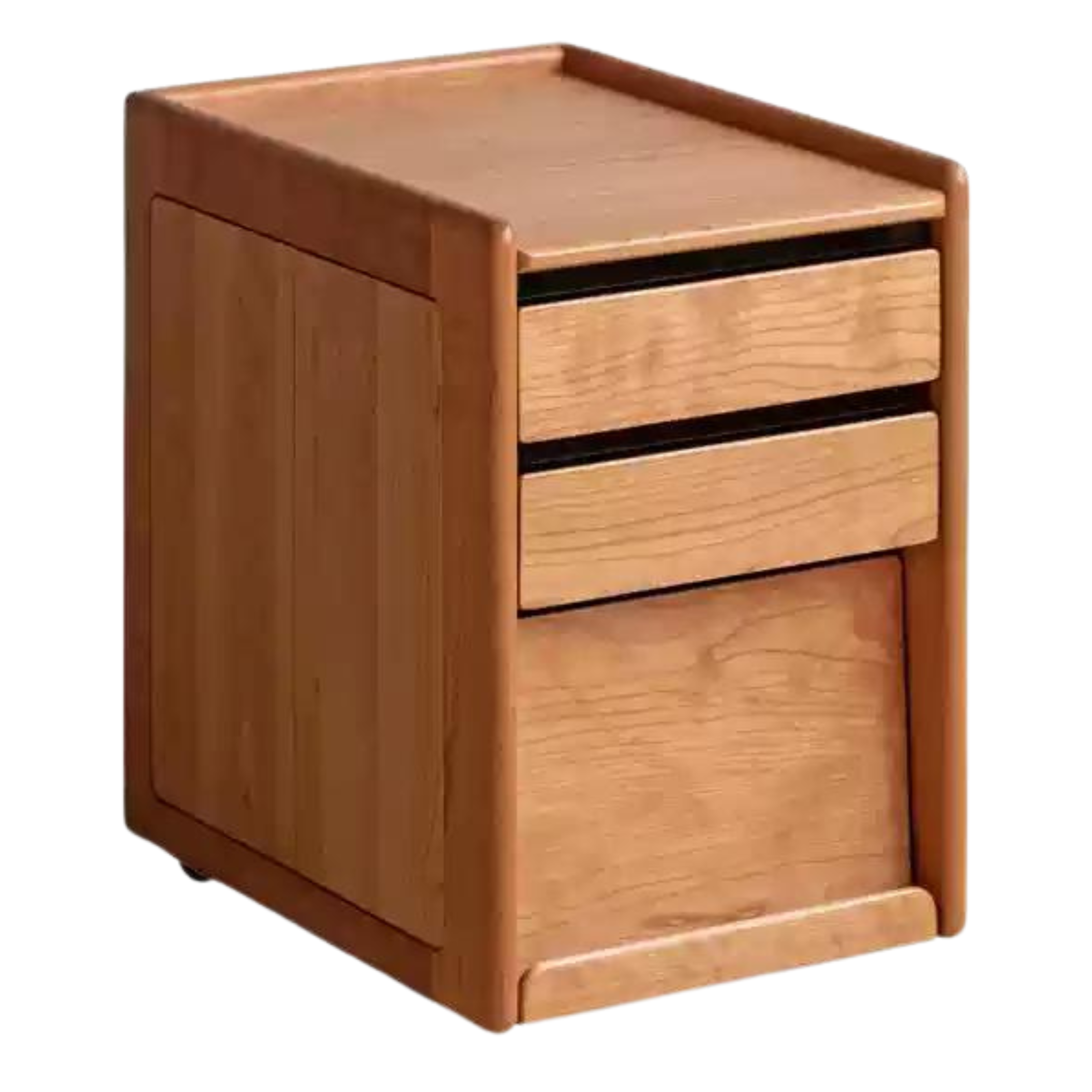 Oak, Cherry Wood, Black Walnut Solid Wood Multifunctional Bookcase