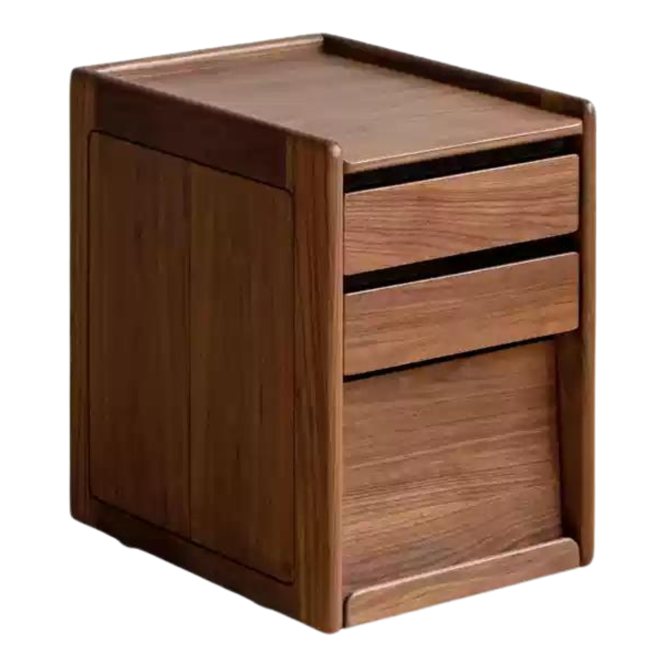 Oak, Cherry Wood, Black Walnut Solid Wood Multifunctional Bookcase