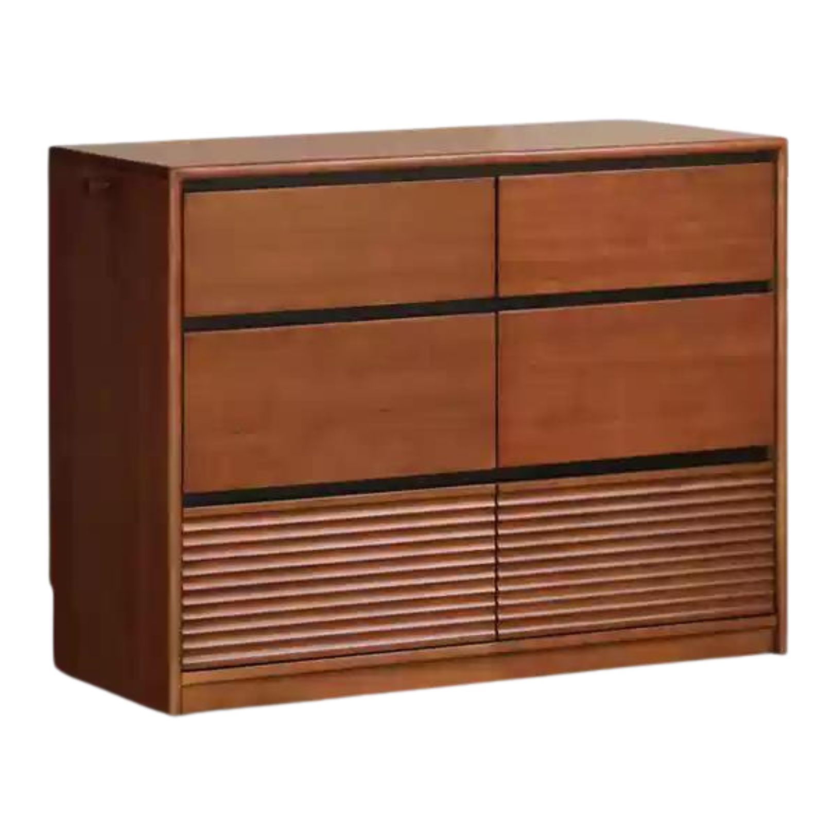 Tulipwood, Poplar Solid Wood Retro Style Drawers