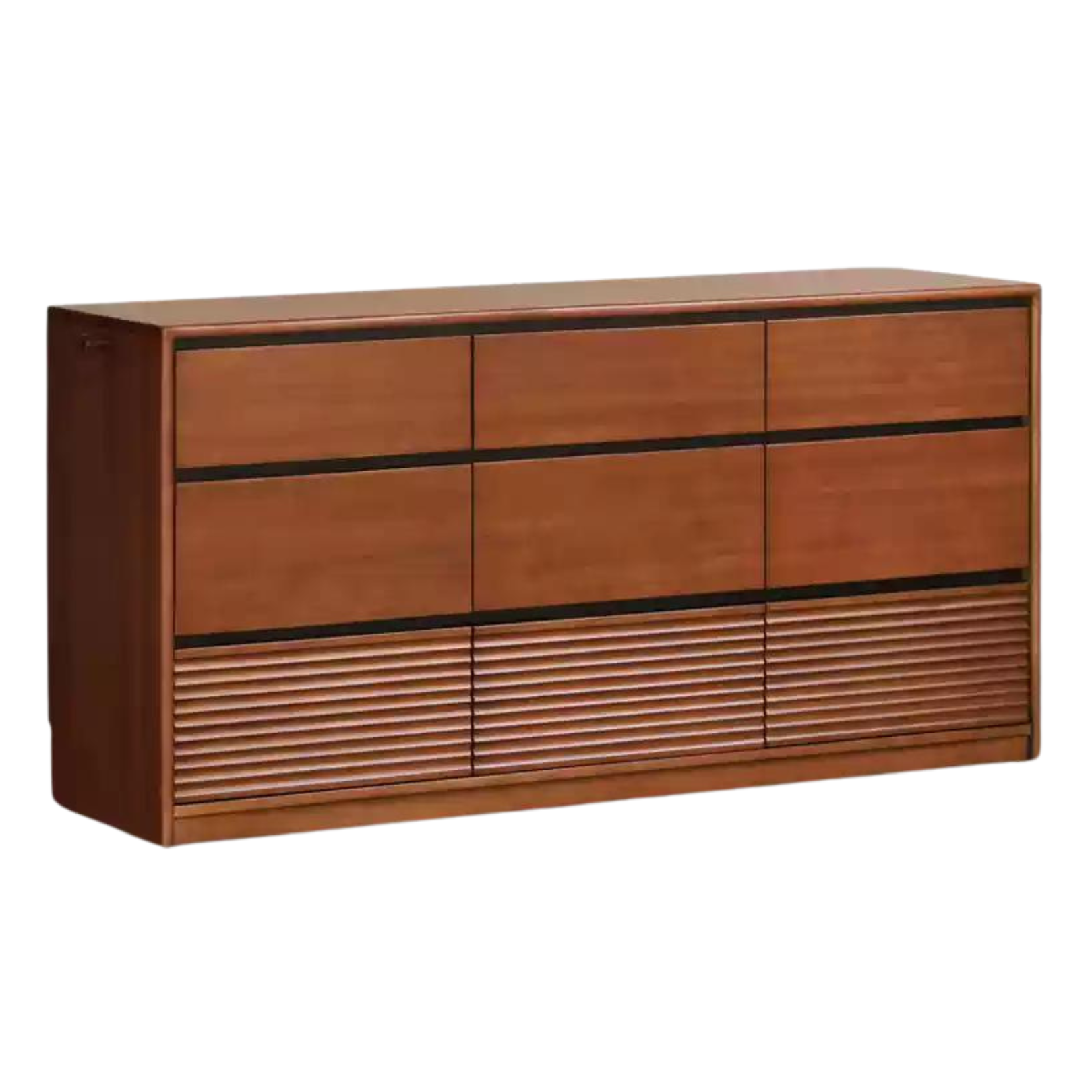 Tulipwood, Poplar Solid Wood Retro Style Drawers