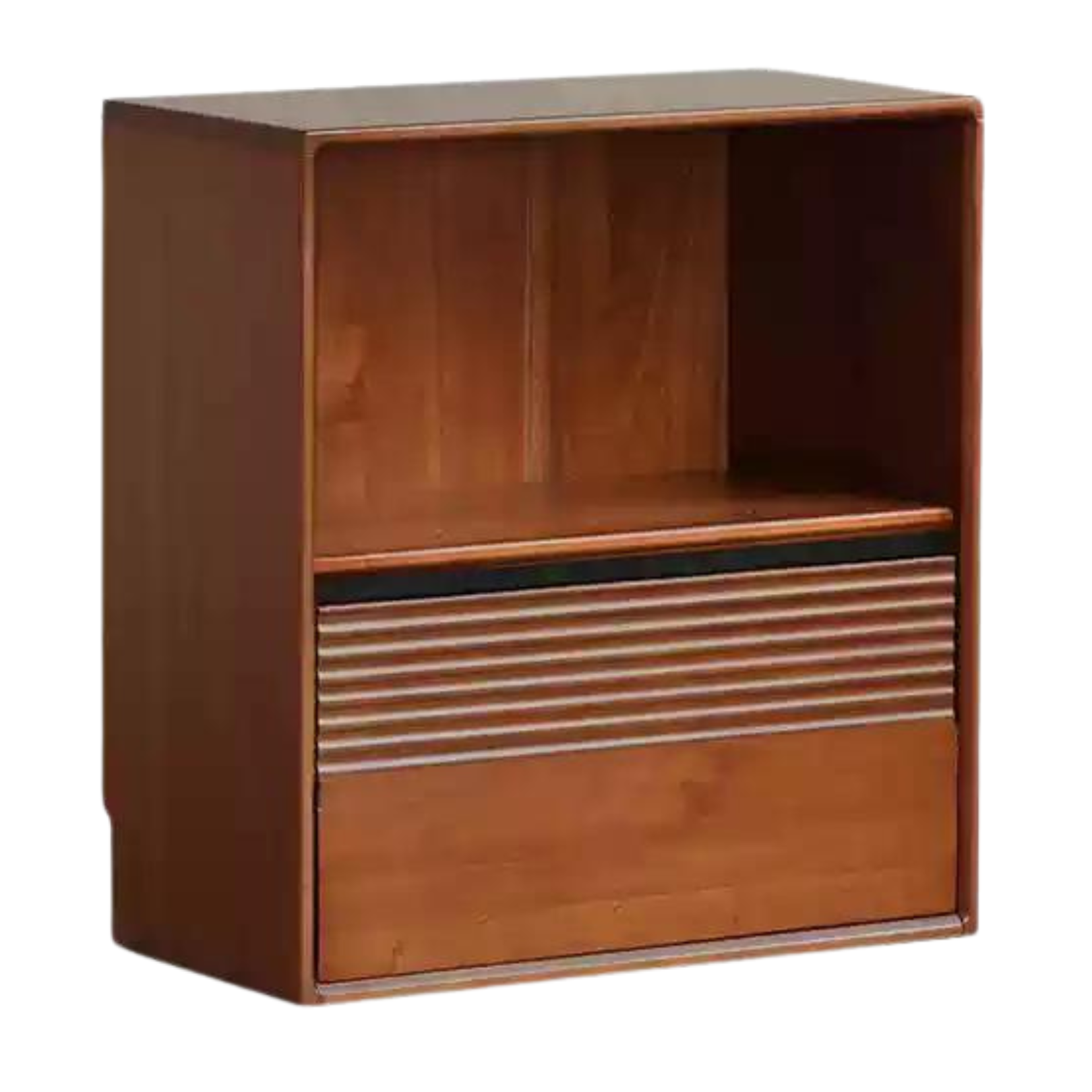 Poplar Solid Wood Antique Style Partition Bookcase