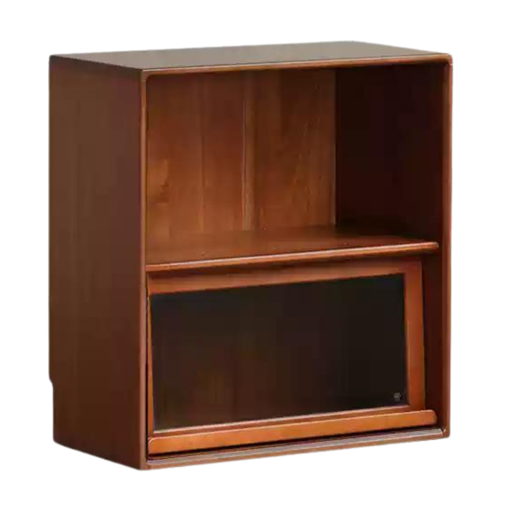 Poplar Solid Wood Antique Style Partition Bookcase