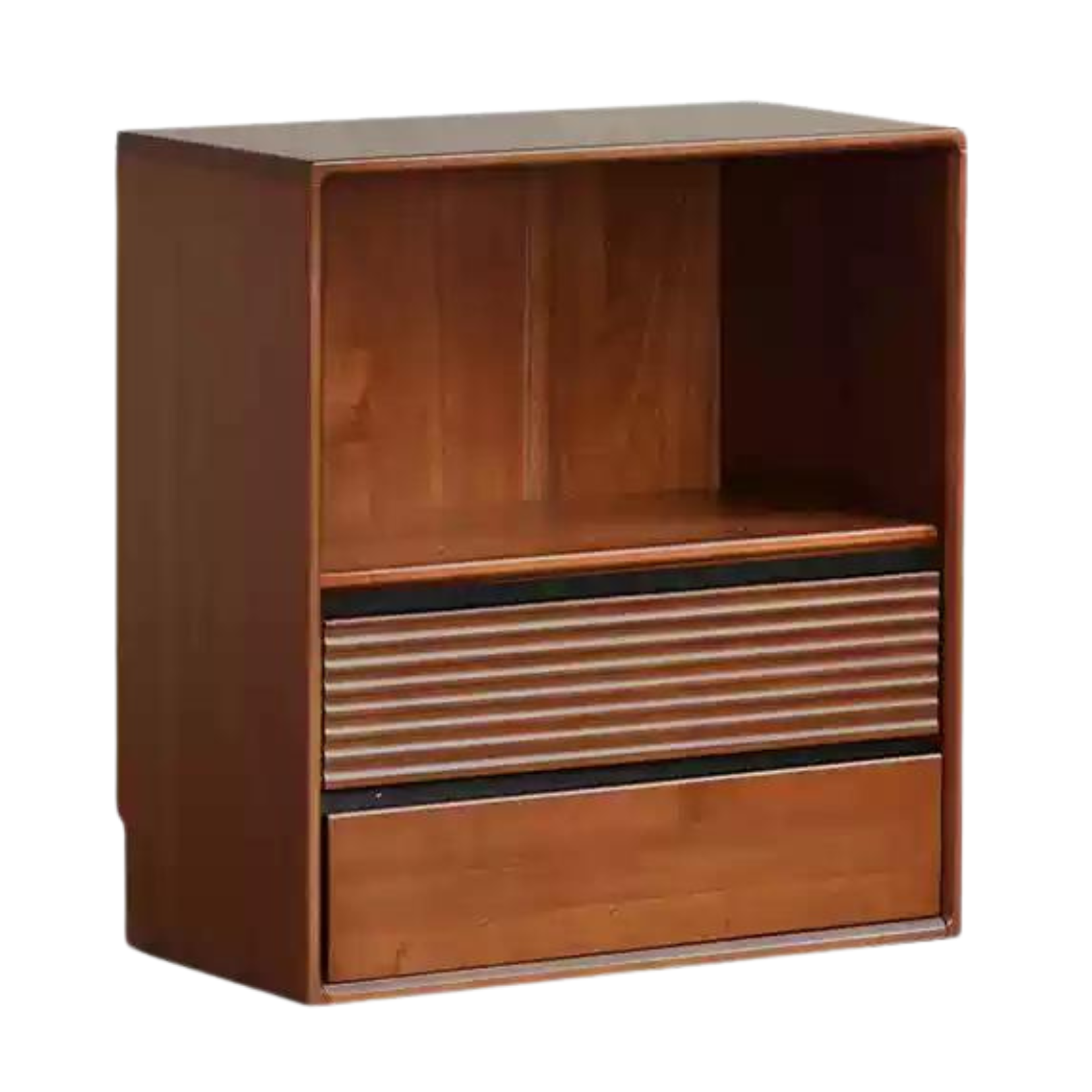 Poplar Solid Wood Antique Style Partition Bookcase