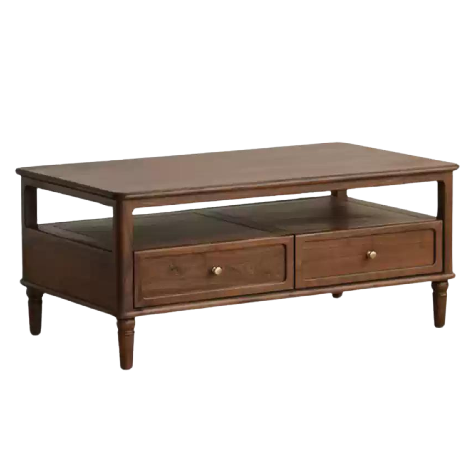 Black Walnut Solid Wood American Retro Coffee Table