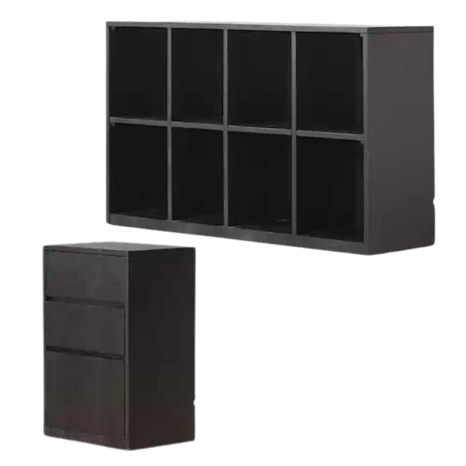 Oak, Solid Rubberwood Bookcase Modern Floor Combination Cabinet