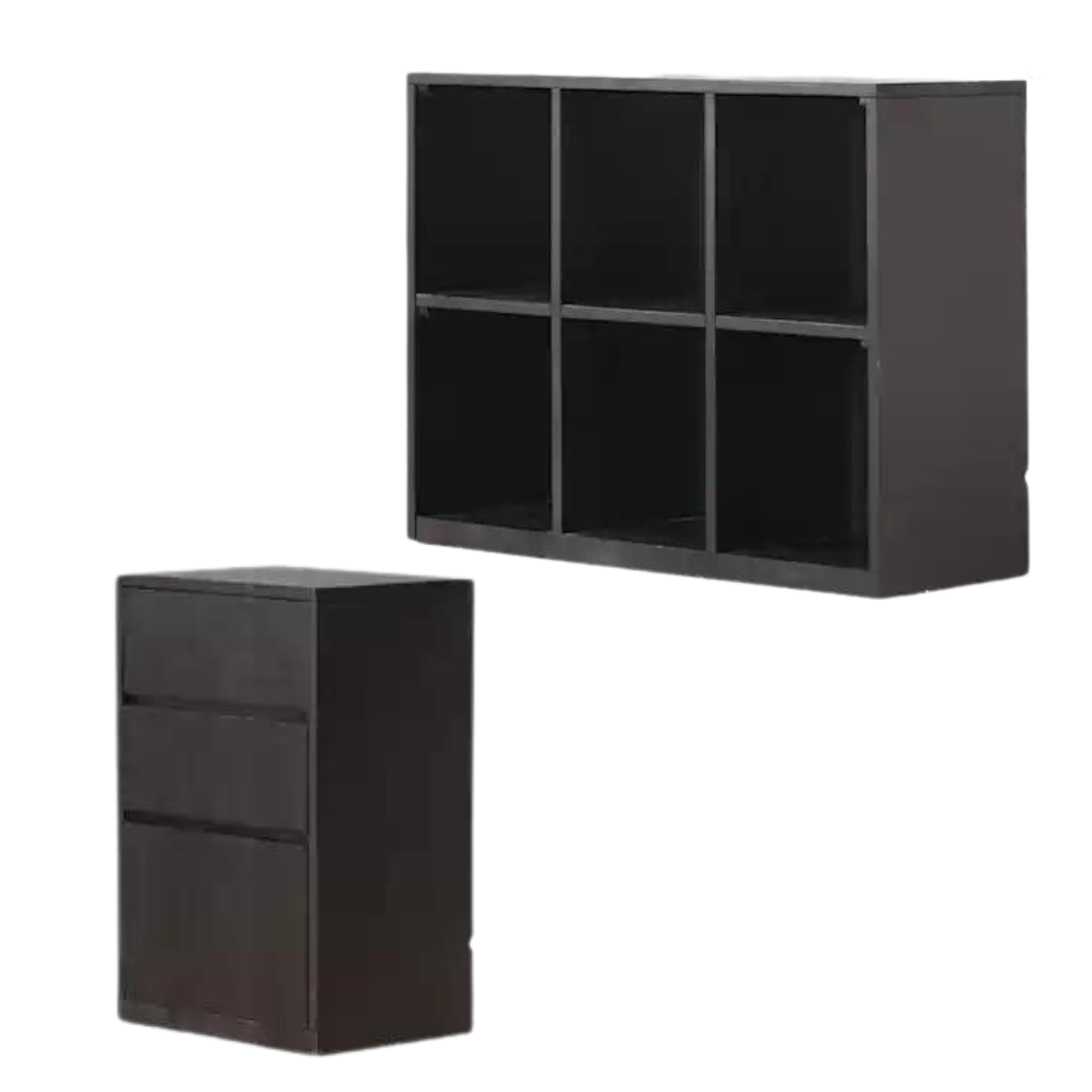 Oak, Solid Rubberwood Bookcase Modern Floor Combination Cabinet