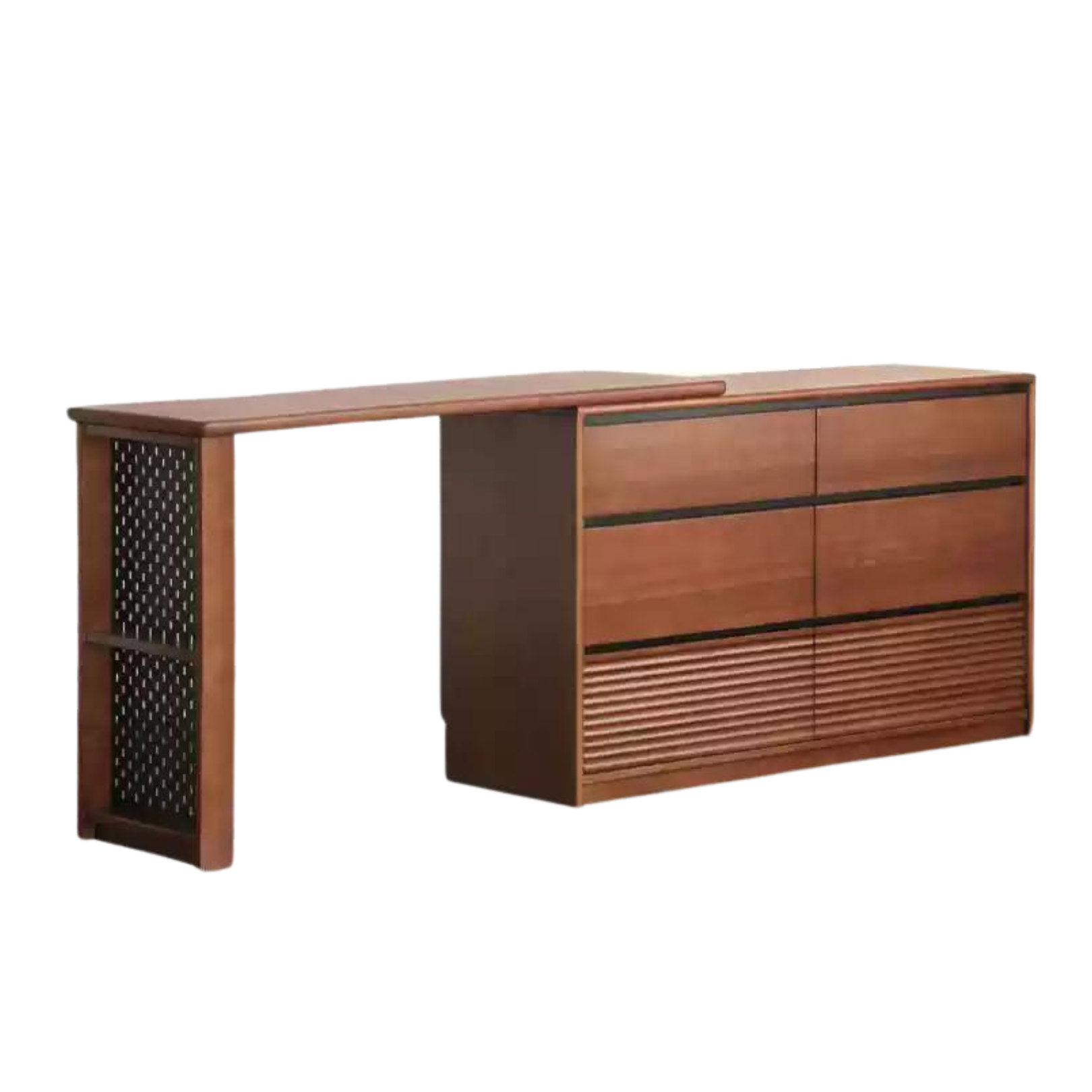 Tulipwood Solid Wood Vanity Table Cabinet Perforated Board