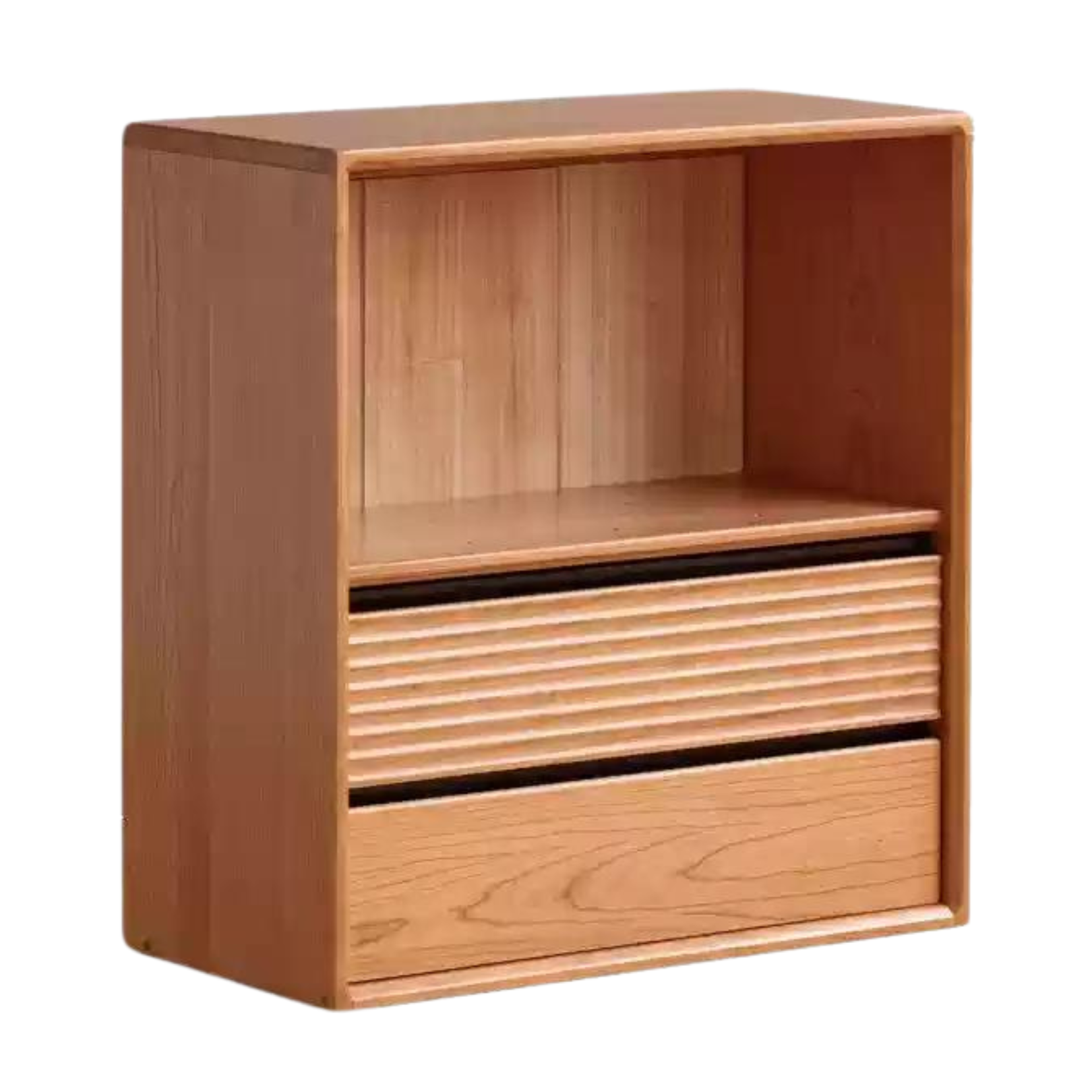 Cherry Solid Wood Module Combination Bookcase