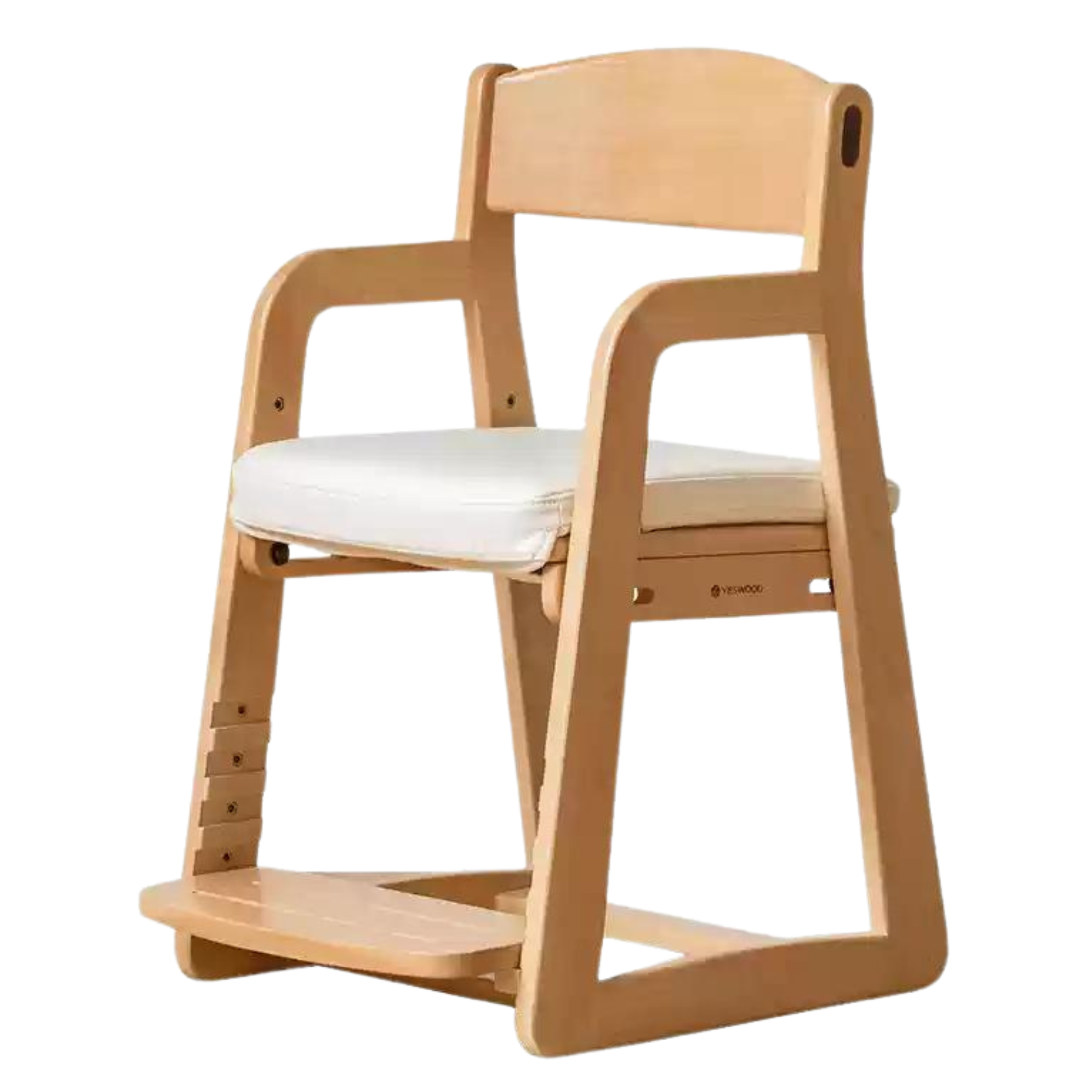 Beech Solid Wood Children's Adjustable Lift Chair.
