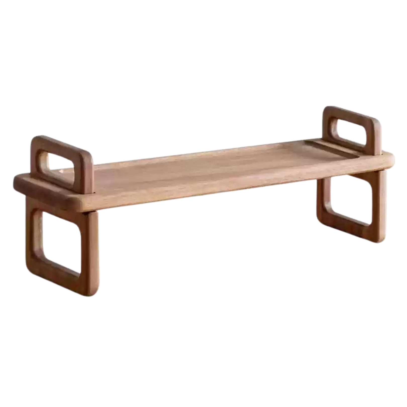 Beech, Acacia Solid Wood Shelf Desktop Storage Rack