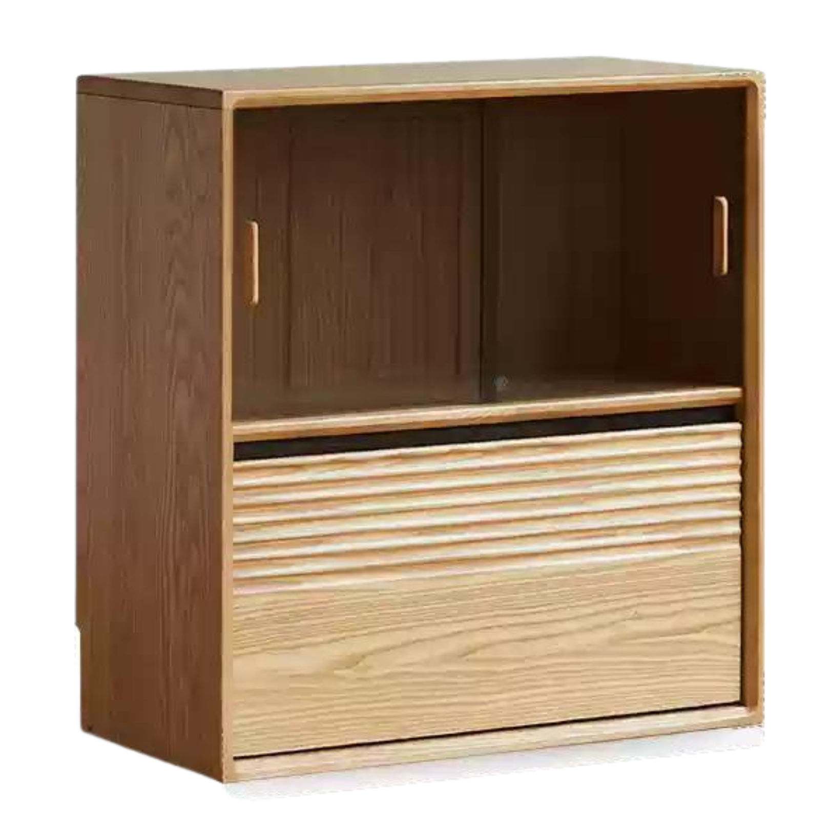 Ash Solid Wood Combination Module Bookcase.