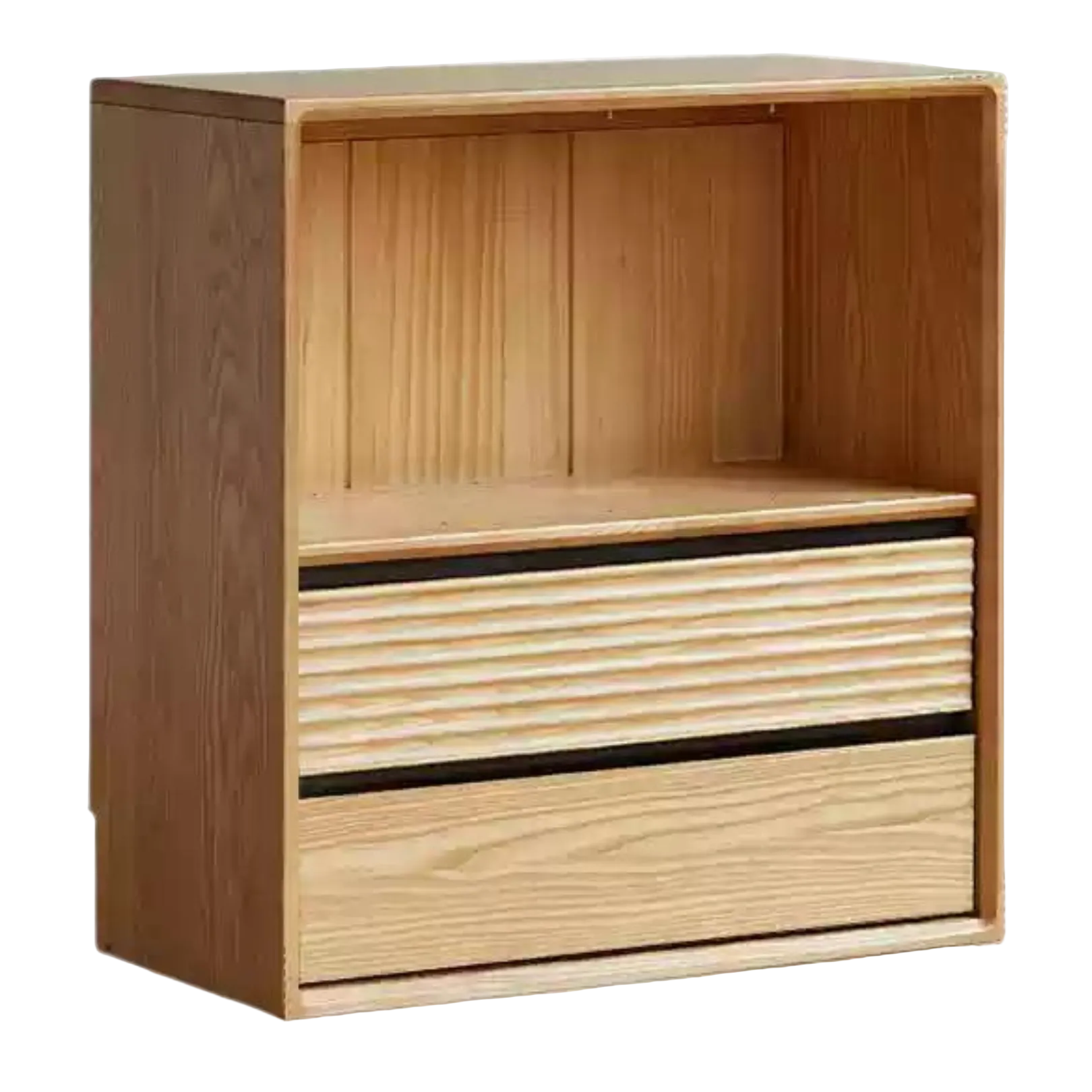 Ash, White Ash, Oak Solid Wood Combination Module Bookcase))