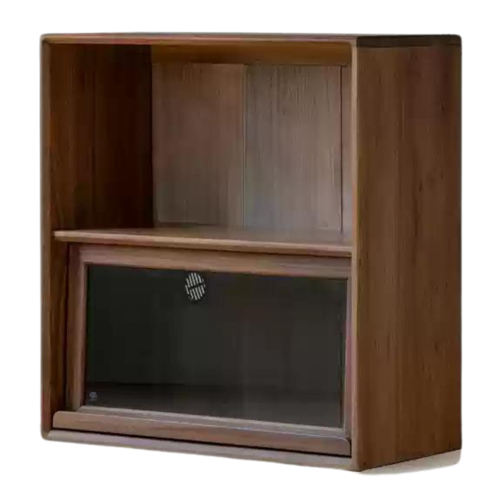 Sandalwood, Oak, Black Walnut, Ash Solid Wood Light Luxury Style Module Bookcase