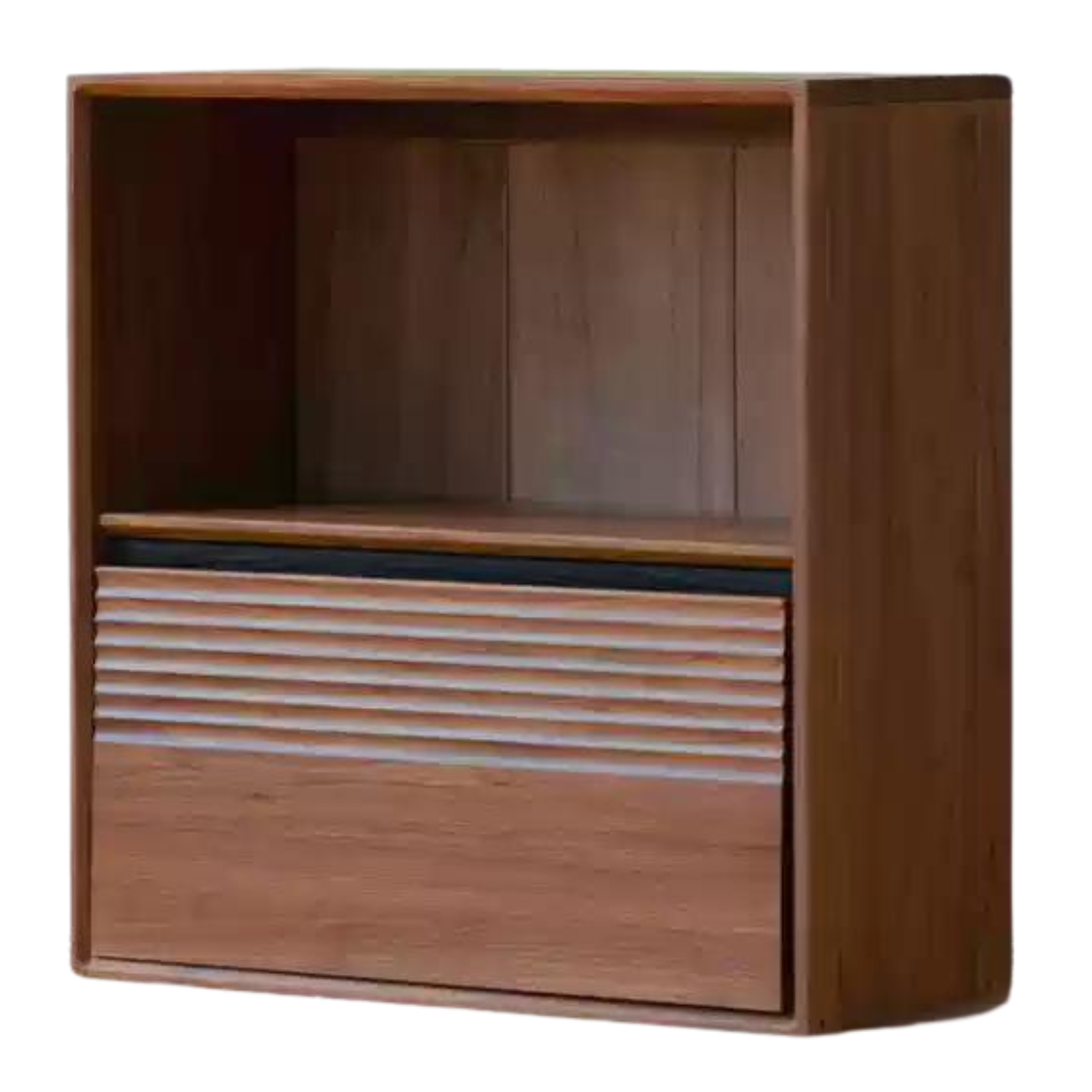 Sandalwood, Oak, Black Walnut, Ash Solid Wood Light Luxury Style Module Bookcase