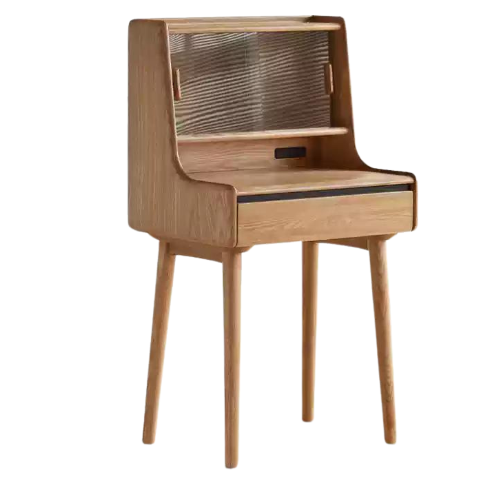 Ash Solid Wood Lighted Vanity Table.