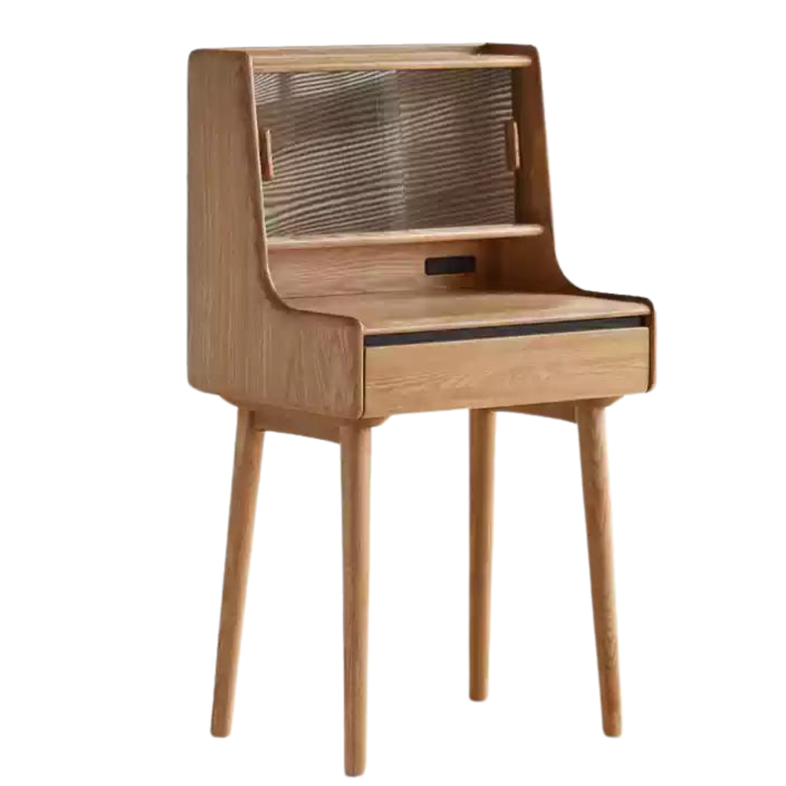 Ash Solid Wood Lighted Vanity Table.