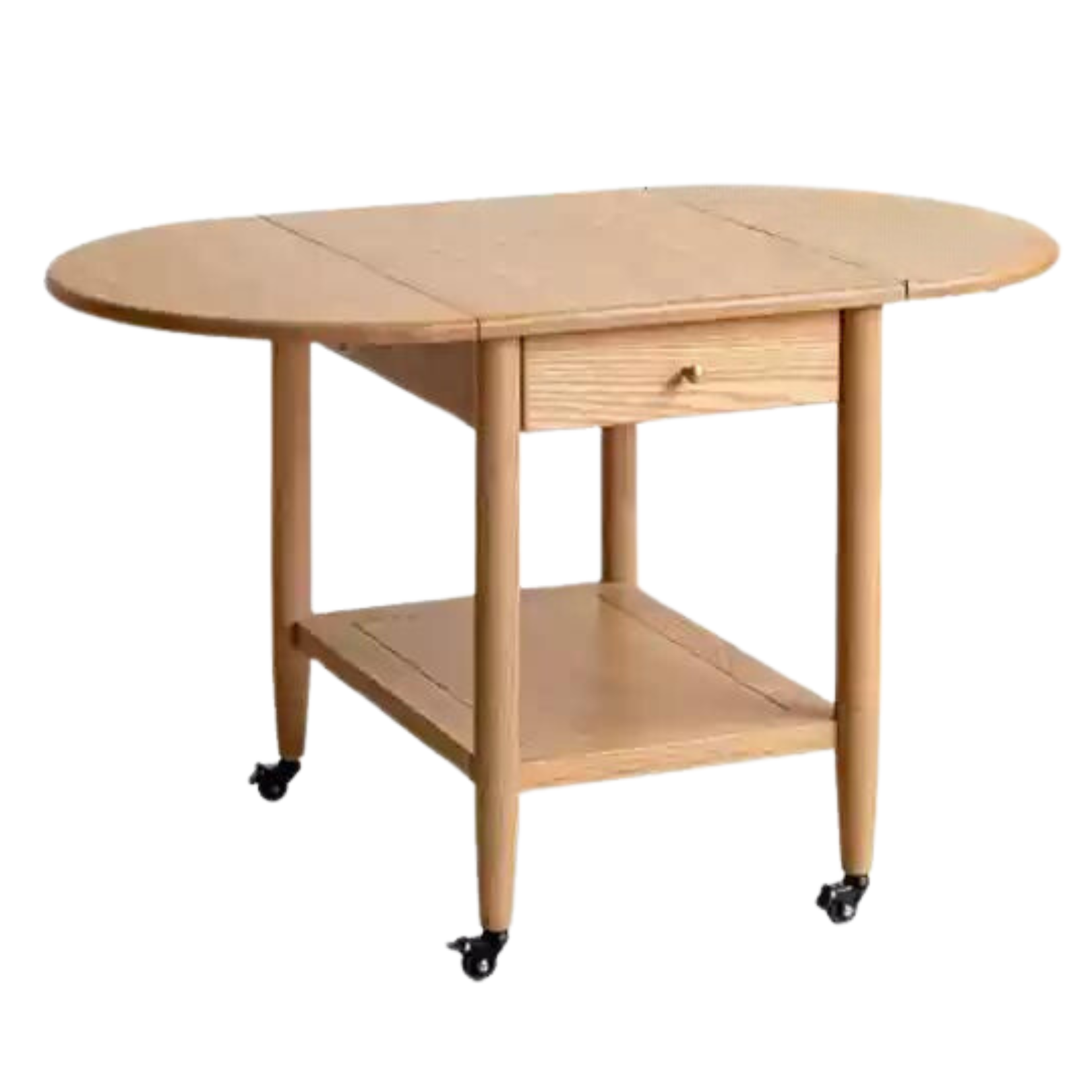 Oak Solid Wood Small Folding Coffee Table