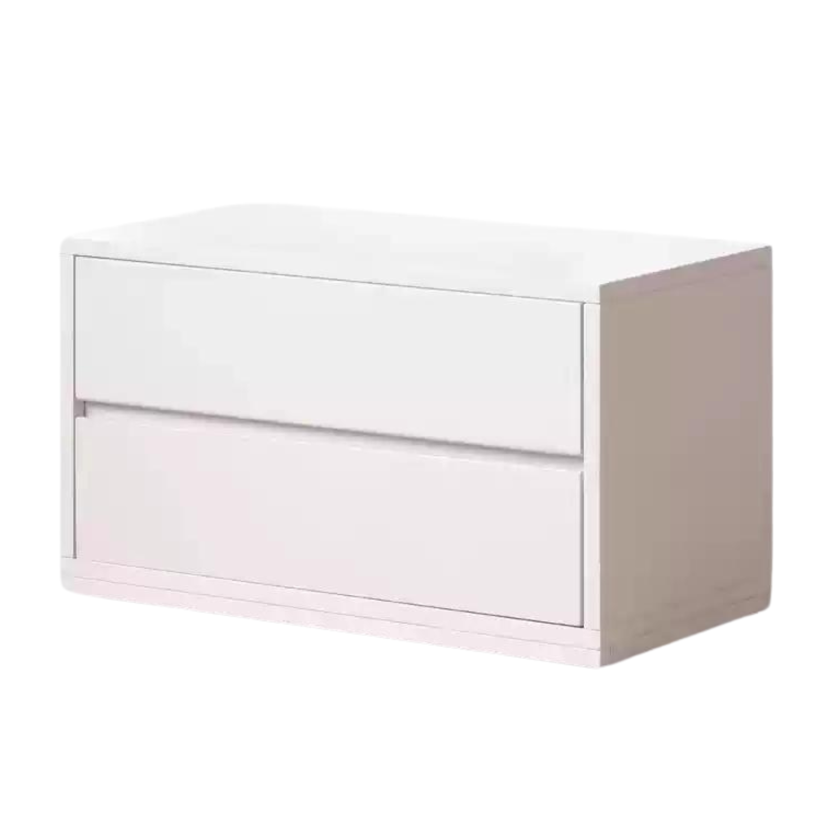 Poplar Solid Wood TV Cabinet Floor Cabinet Cream Style,