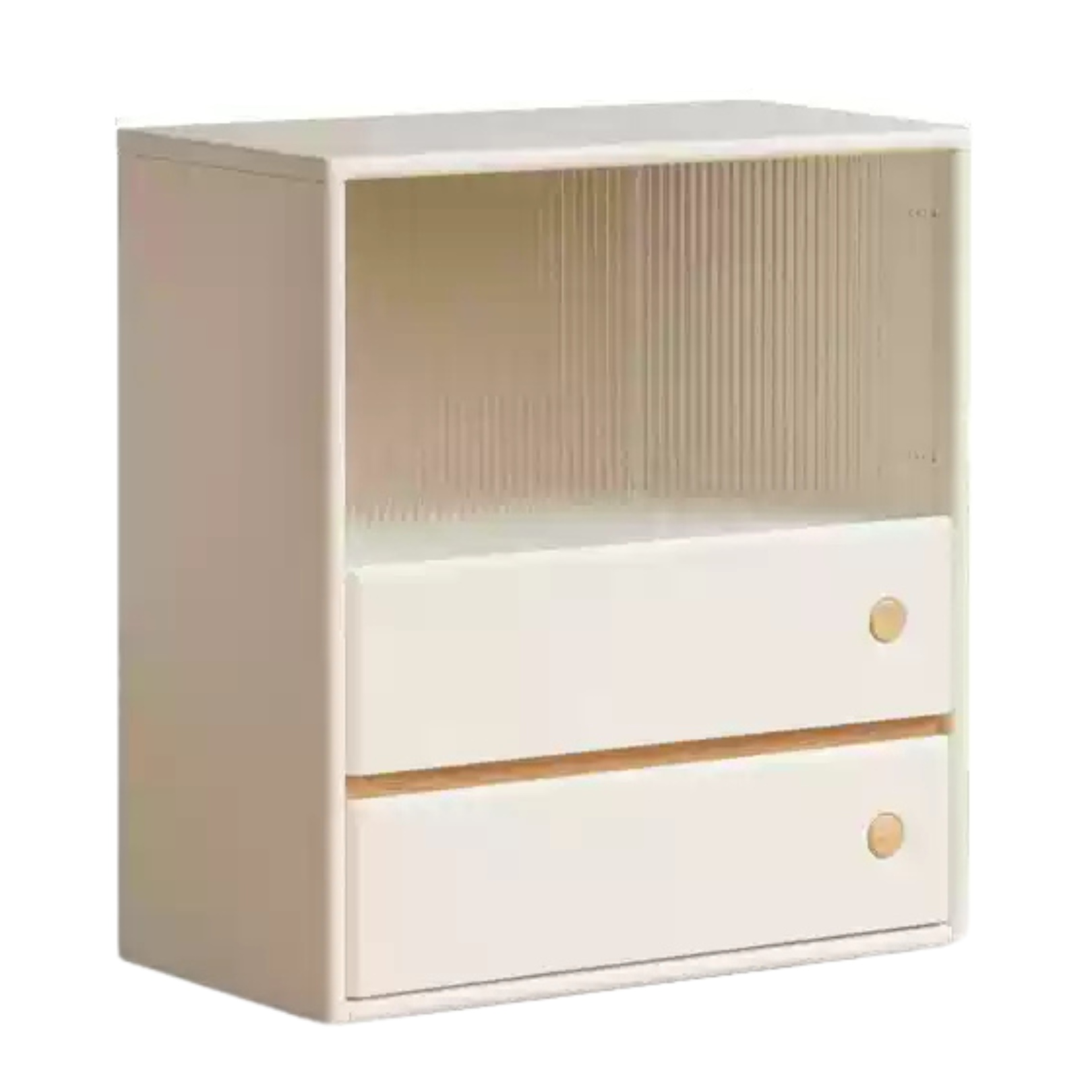 Solid Rubberwood, Poplar Solid Wood Multi-function Bookcase.