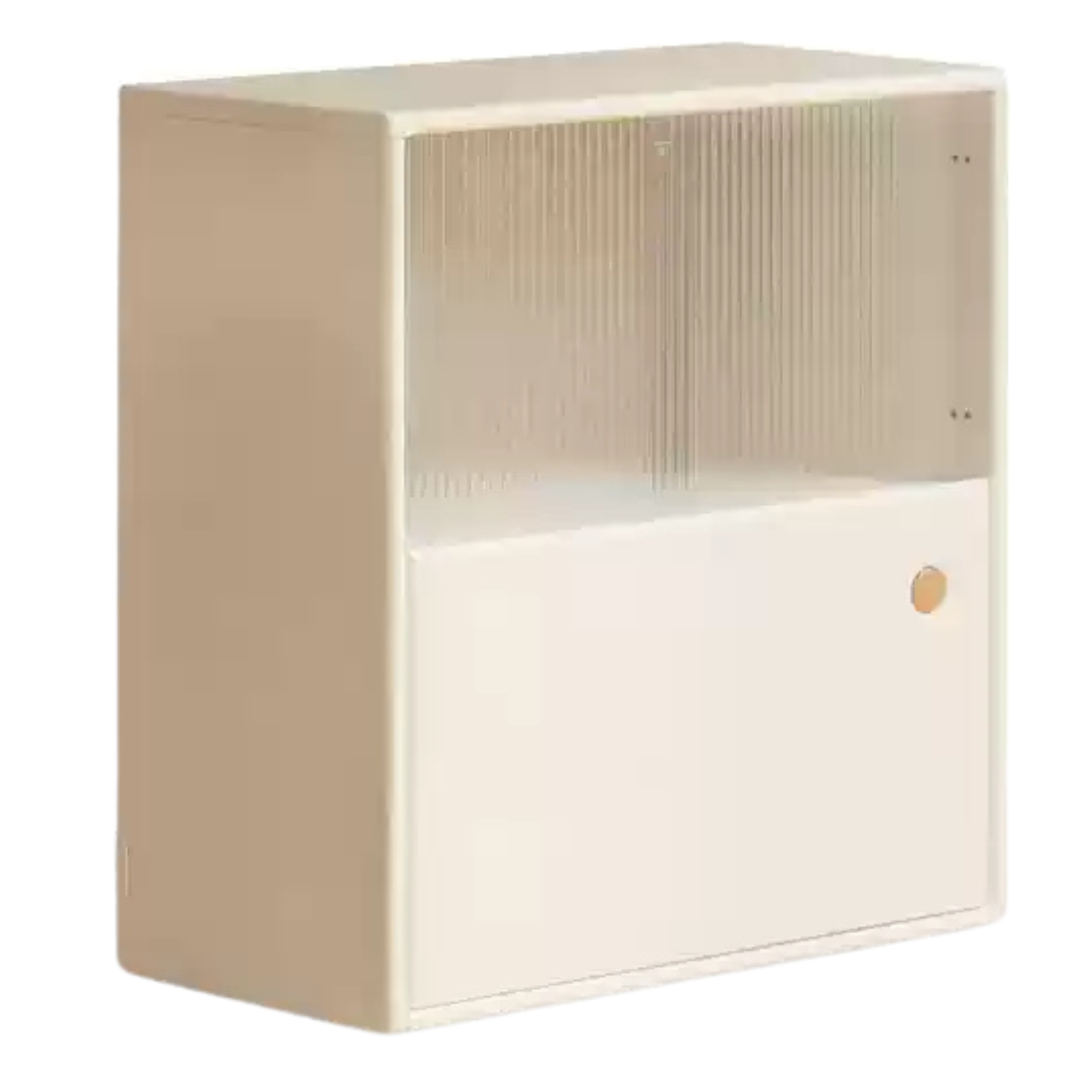 Solid Rubberwood, Poplar Solid Wood Multi-function Bookcase.