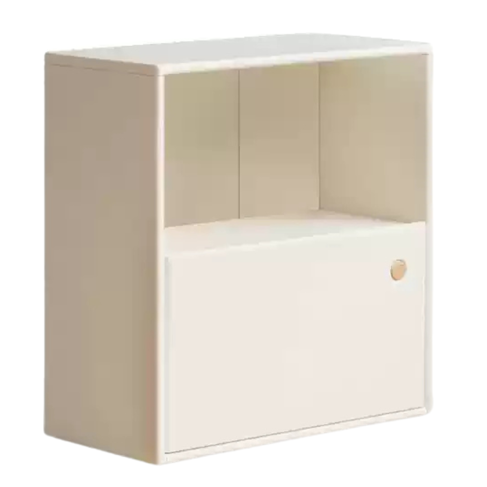 Solid Rubberwood, Poplar Solid Wood Multi-function Bookcase.